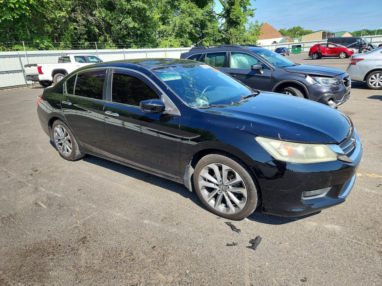 2015 Honda Accord Sport Black vin: 1HGCR2F52FA108528