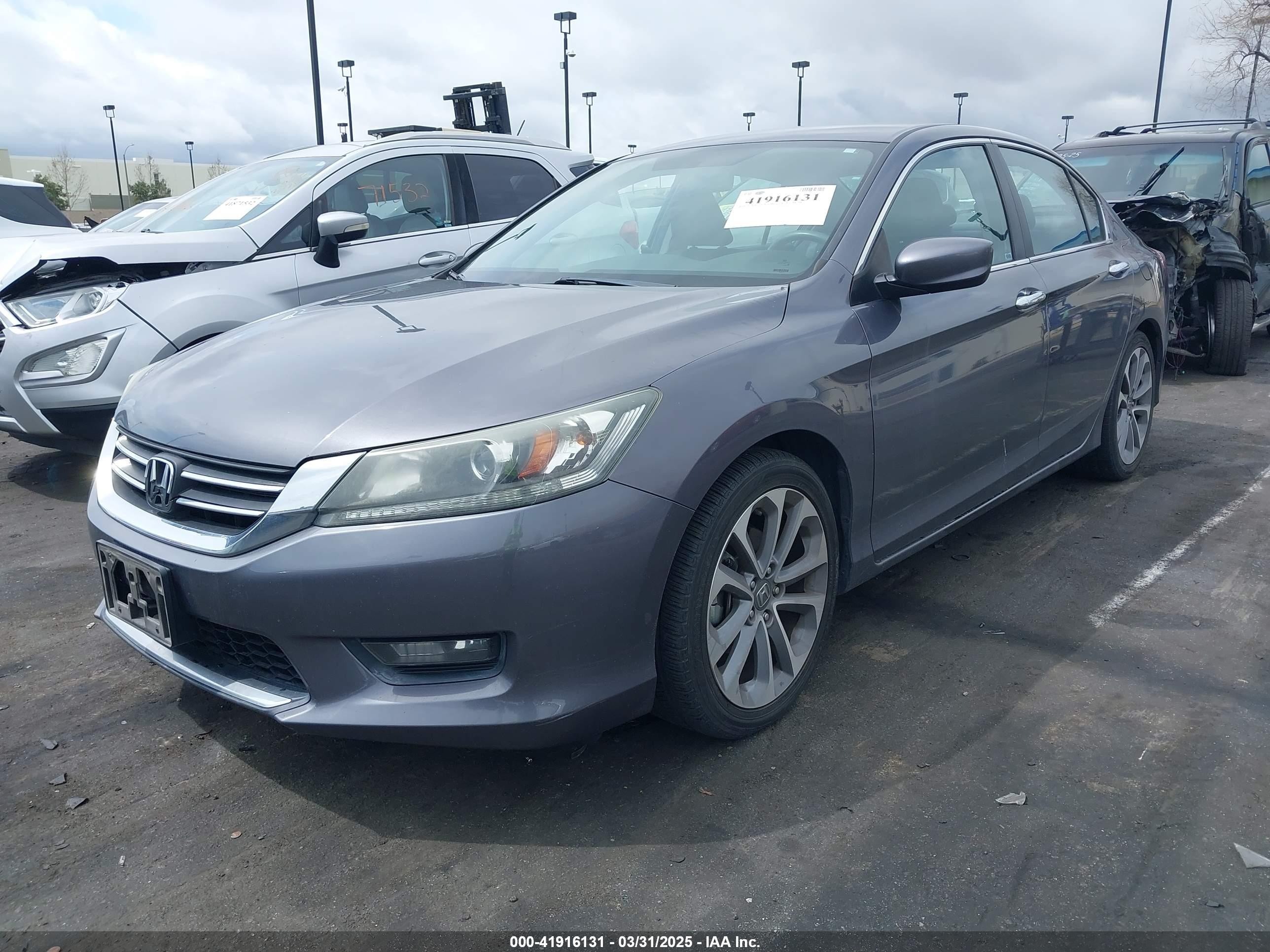 2015 Honda Accord Sport Gray vin: 1HGCR2F52FA109064