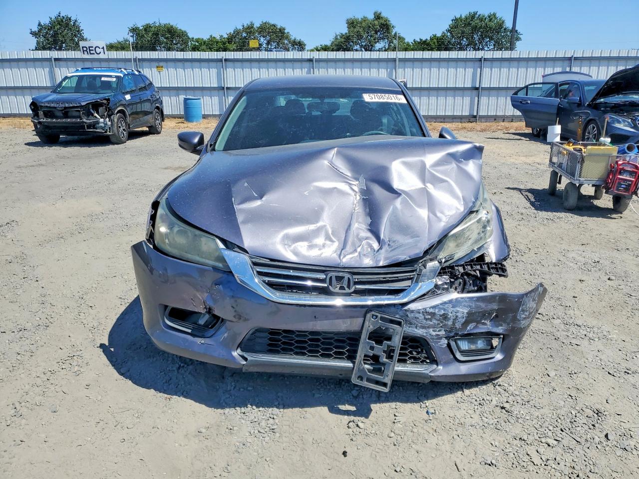 2015 Honda Accord Sport Gray vin: 1HGCR2F52FA109064