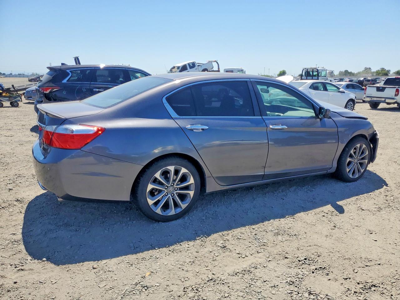 2015 Honda Accord Sport Gray vin: 1HGCR2F52FA109064