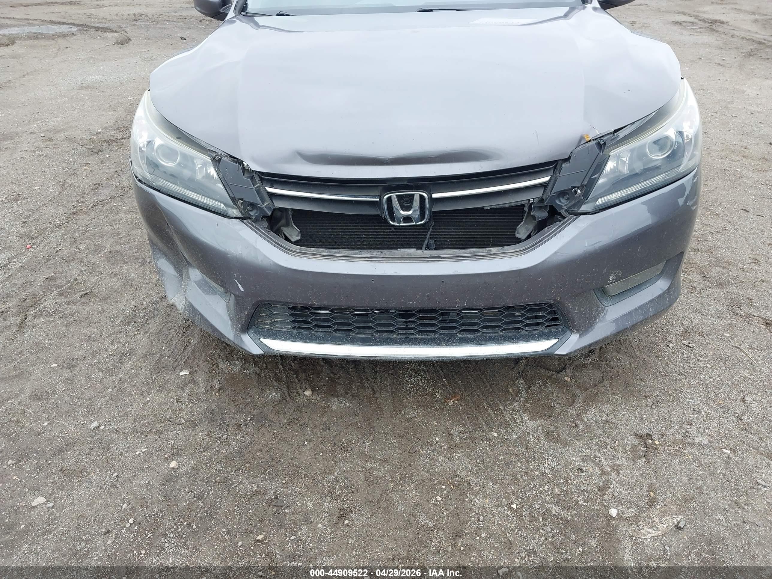 2015 Honda Accord Sport Серый vin: 1HGCR2F52FA121358