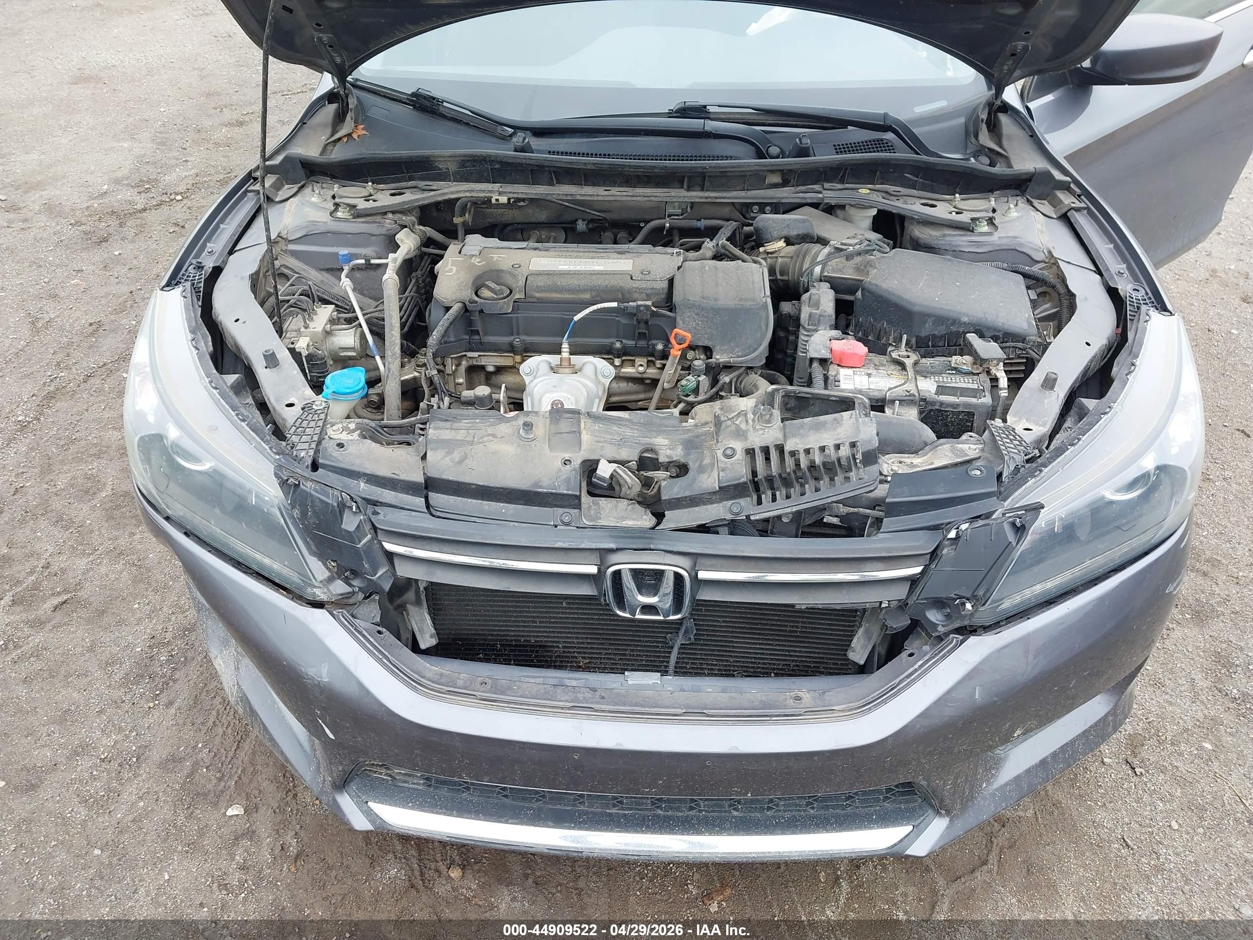 2015 Honda Accord Sport Серый vin: 1HGCR2F52FA121358