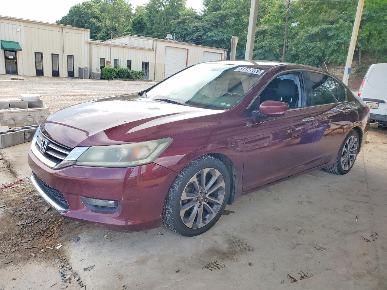 2015 Honda Accord Sport Бордовый vin: 1HGCR2F52FA122607
