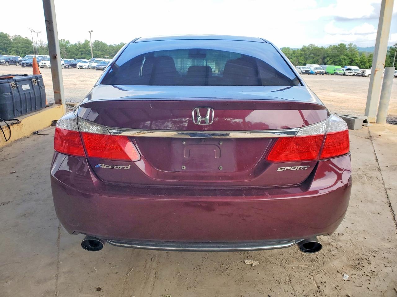2015 Honda Accord Sport Бордовый vin: 1HGCR2F52FA122607