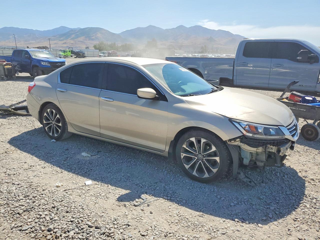 2015 Honda Accord Sport Tan vin: 1HGCR2F52FA132165