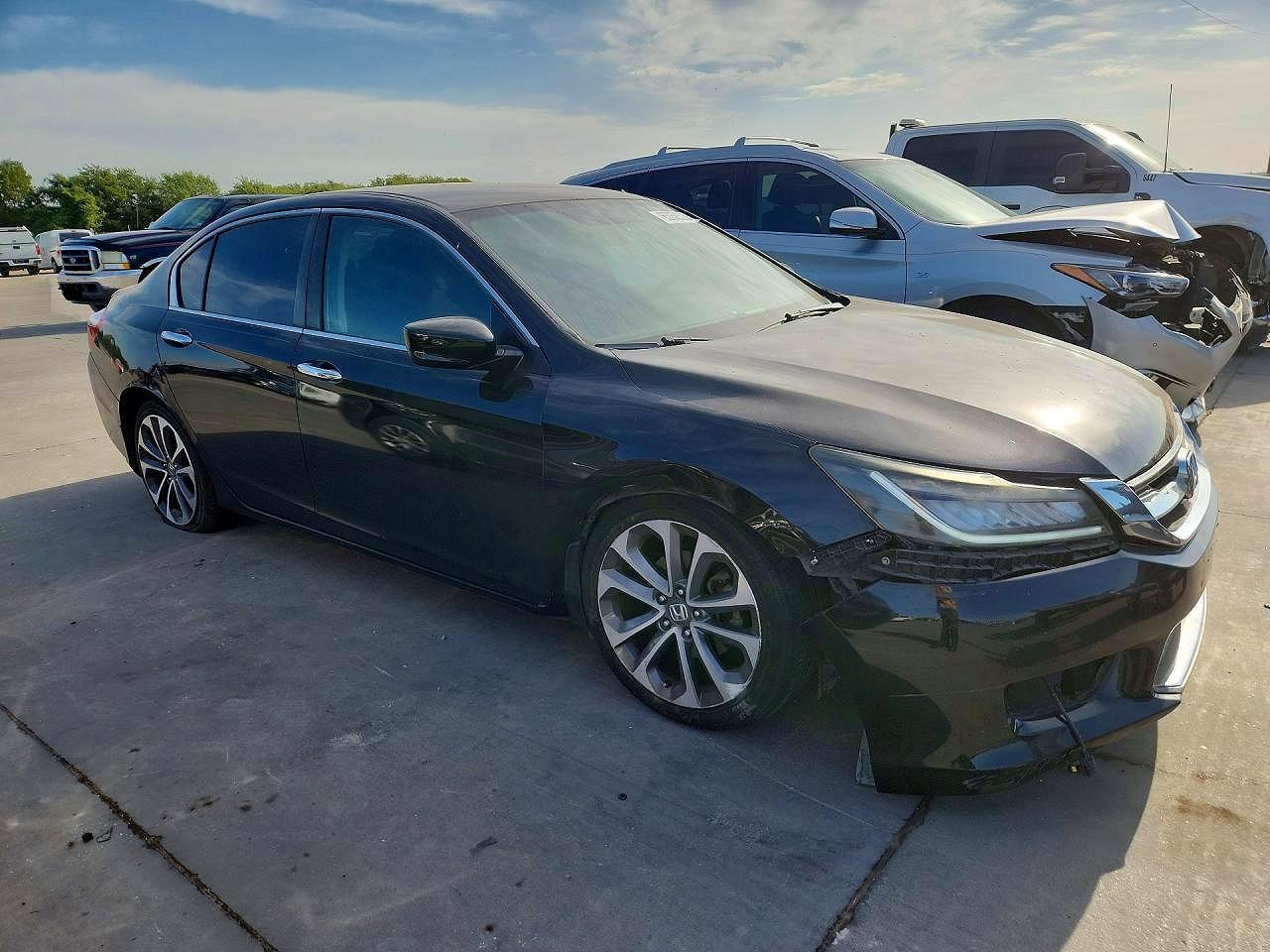 2015 Honda Accord Sport Black vin: 1HGCR2F52FA159348