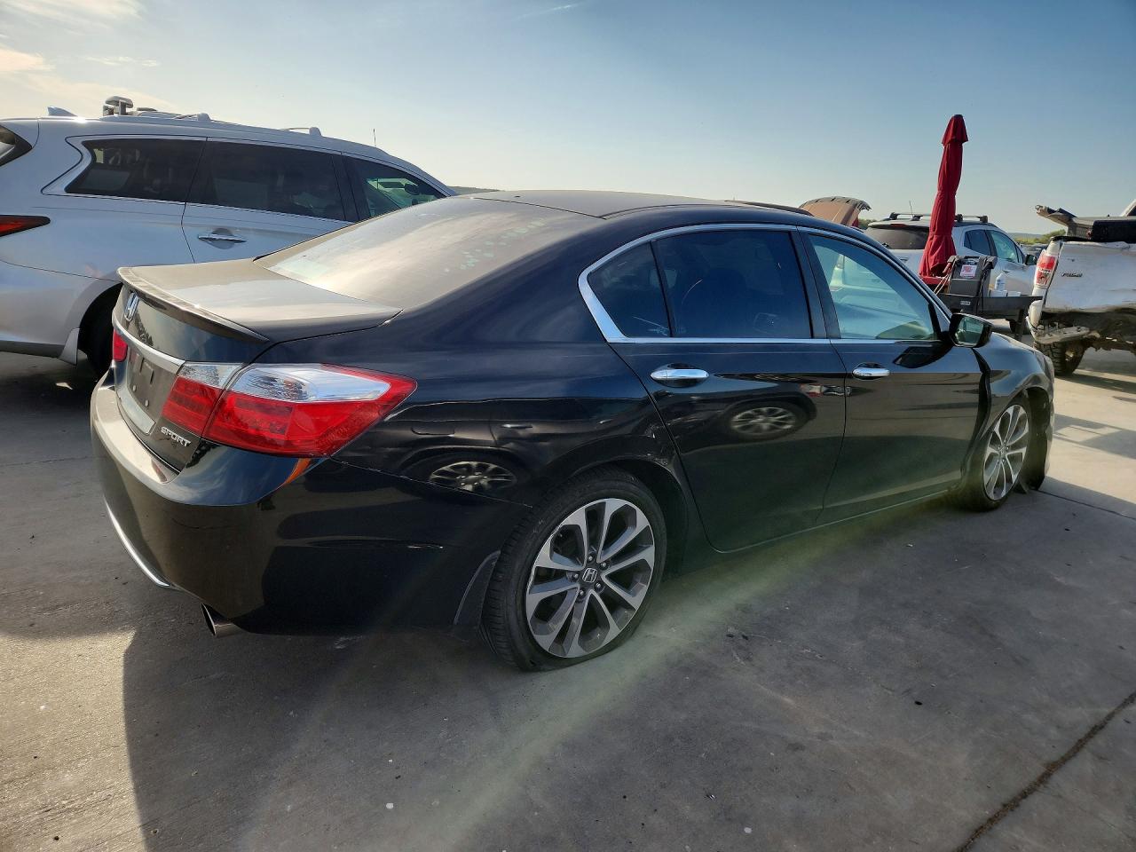 2015 Honda Accord Sport Black vin: 1HGCR2F52FA159348