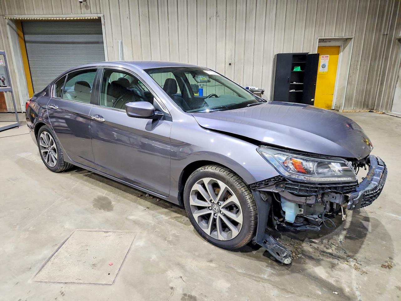 2015 Honda Accord Sport Gray vin: 1HGCR2F52FA191748