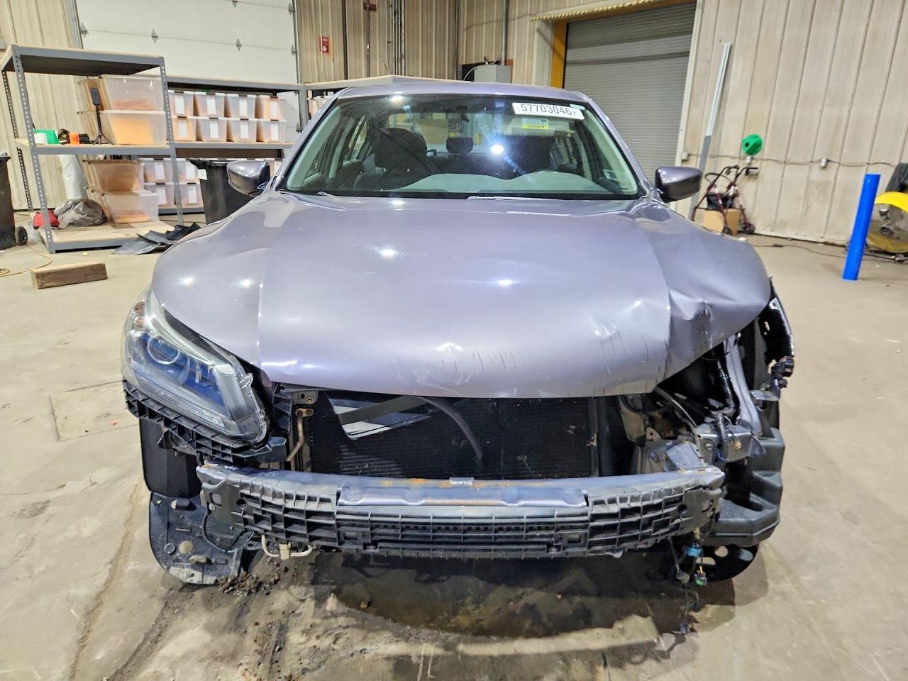 2015 Honda Accord Sport Gray vin: 1HGCR2F52FA191748