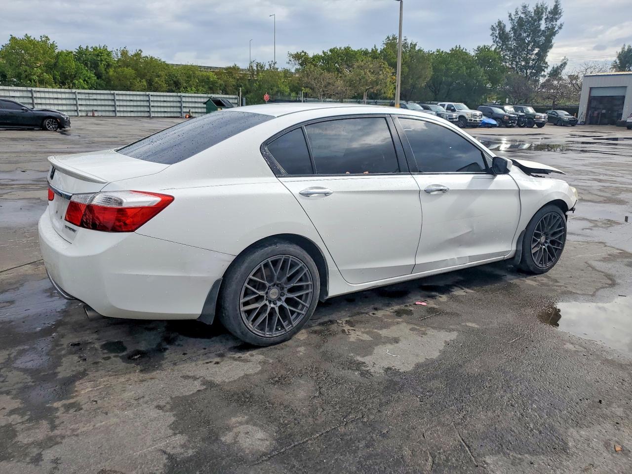 2015 Honda Accord Sport Белый vin: 1HGCR2F52FA193483