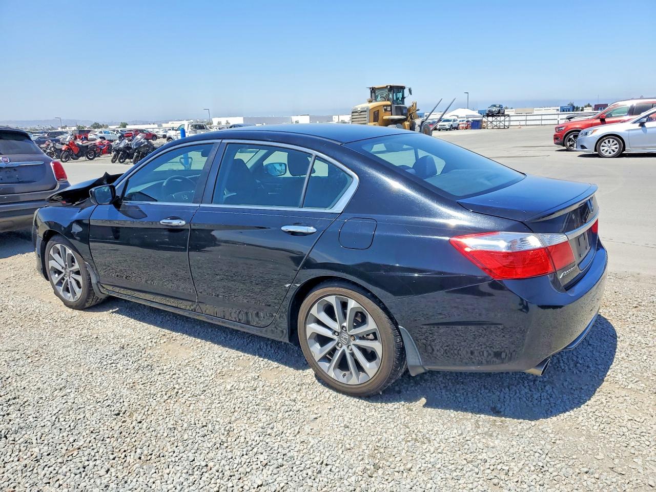 2015 Honda Accord Sport Черный vin: 1HGCR2F52FA205597