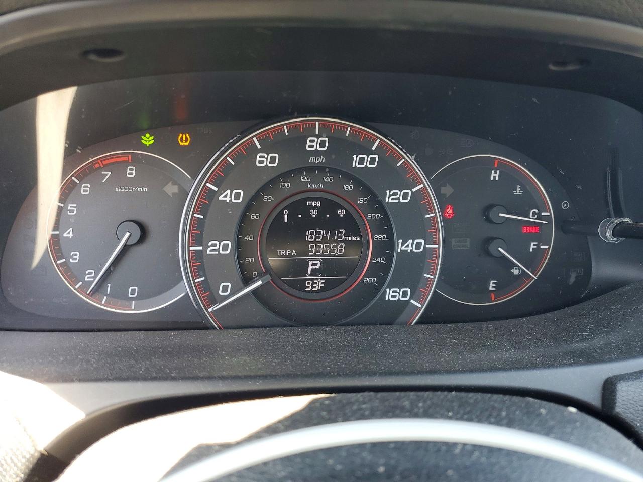 2015 Honda Accord Sport Черный vin: 1HGCR2F52FA205597