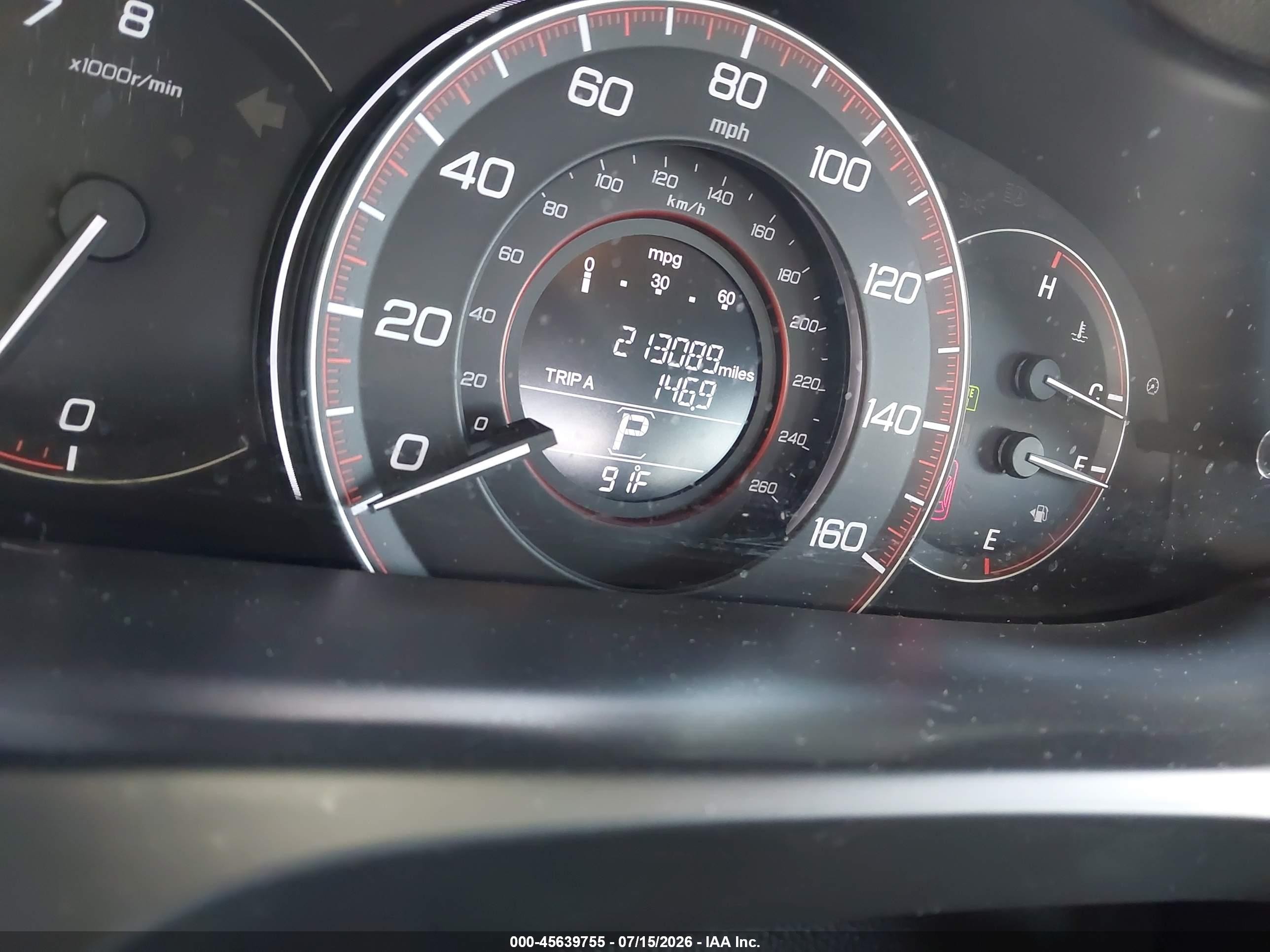 2015 Honda Accord Sport Белый vin: 1HGCR2F52FA205857