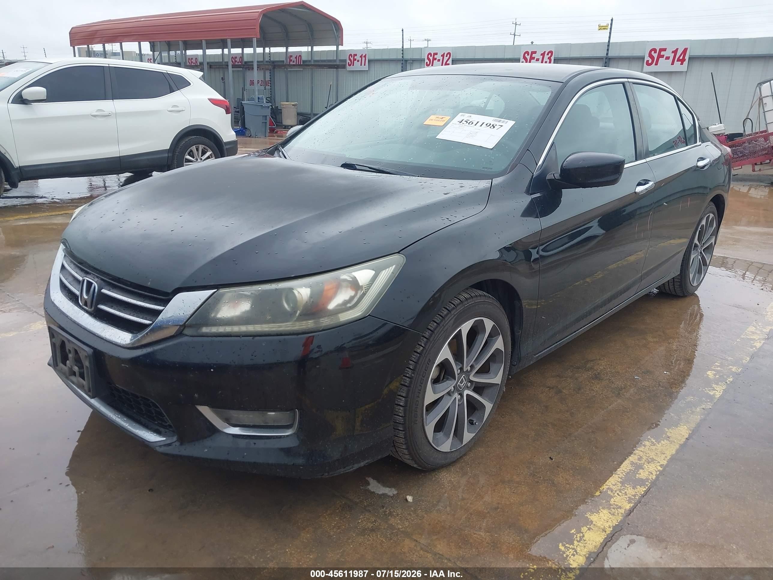 2015 Honda Accord Sport Black vin: 1HGCR2F52FA239247