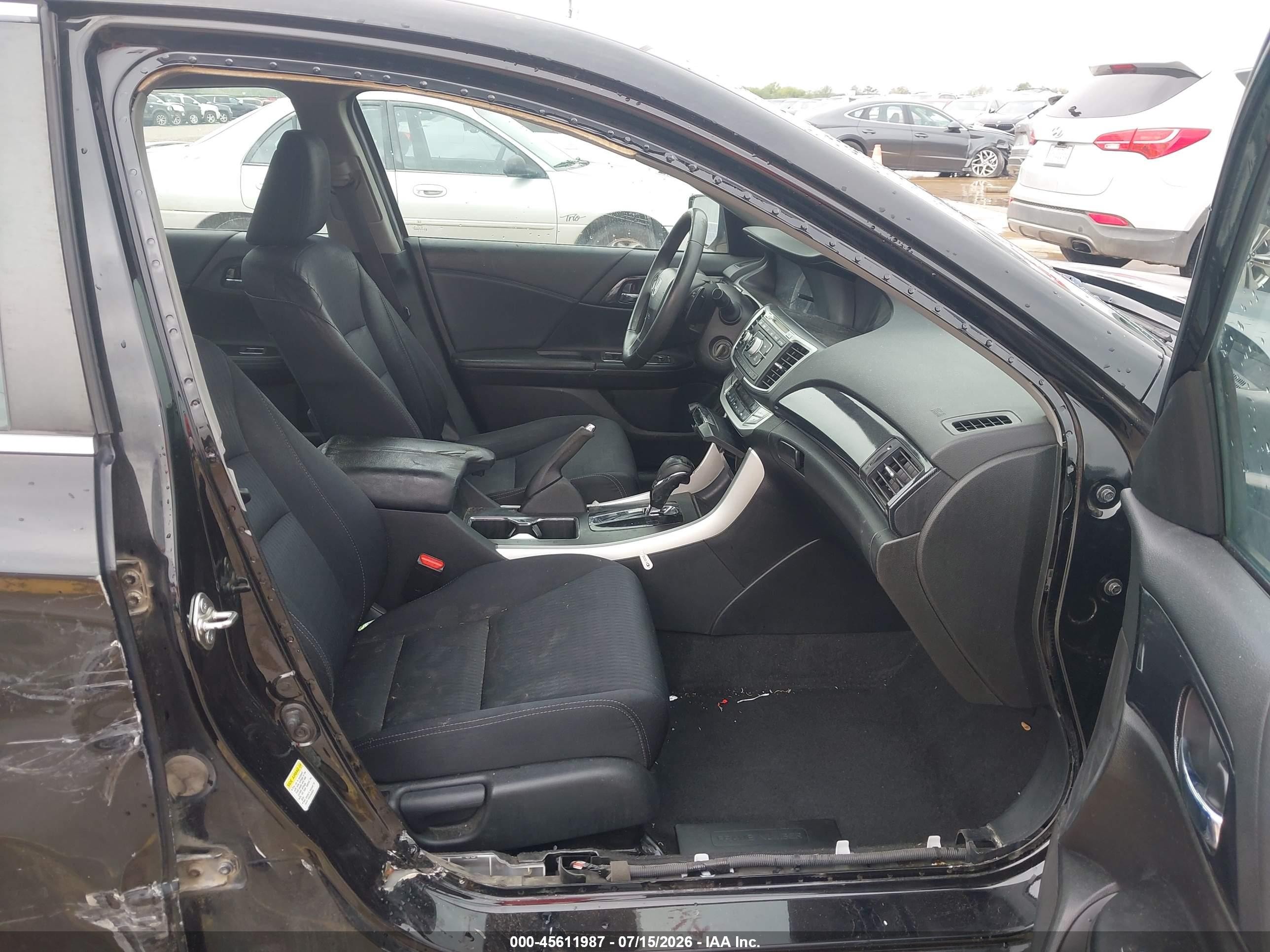 2015 Honda Accord Sport Black vin: 1HGCR2F52FA239247