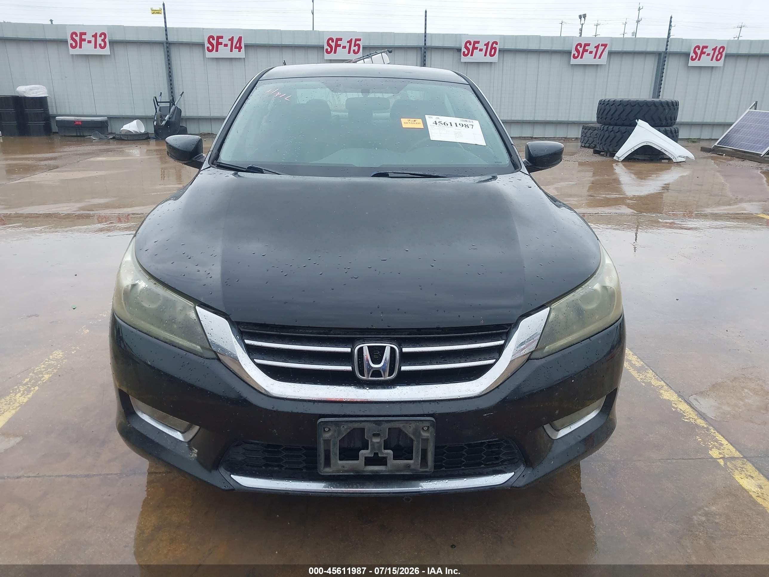 2015 Honda Accord Sport Black vin: 1HGCR2F52FA239247