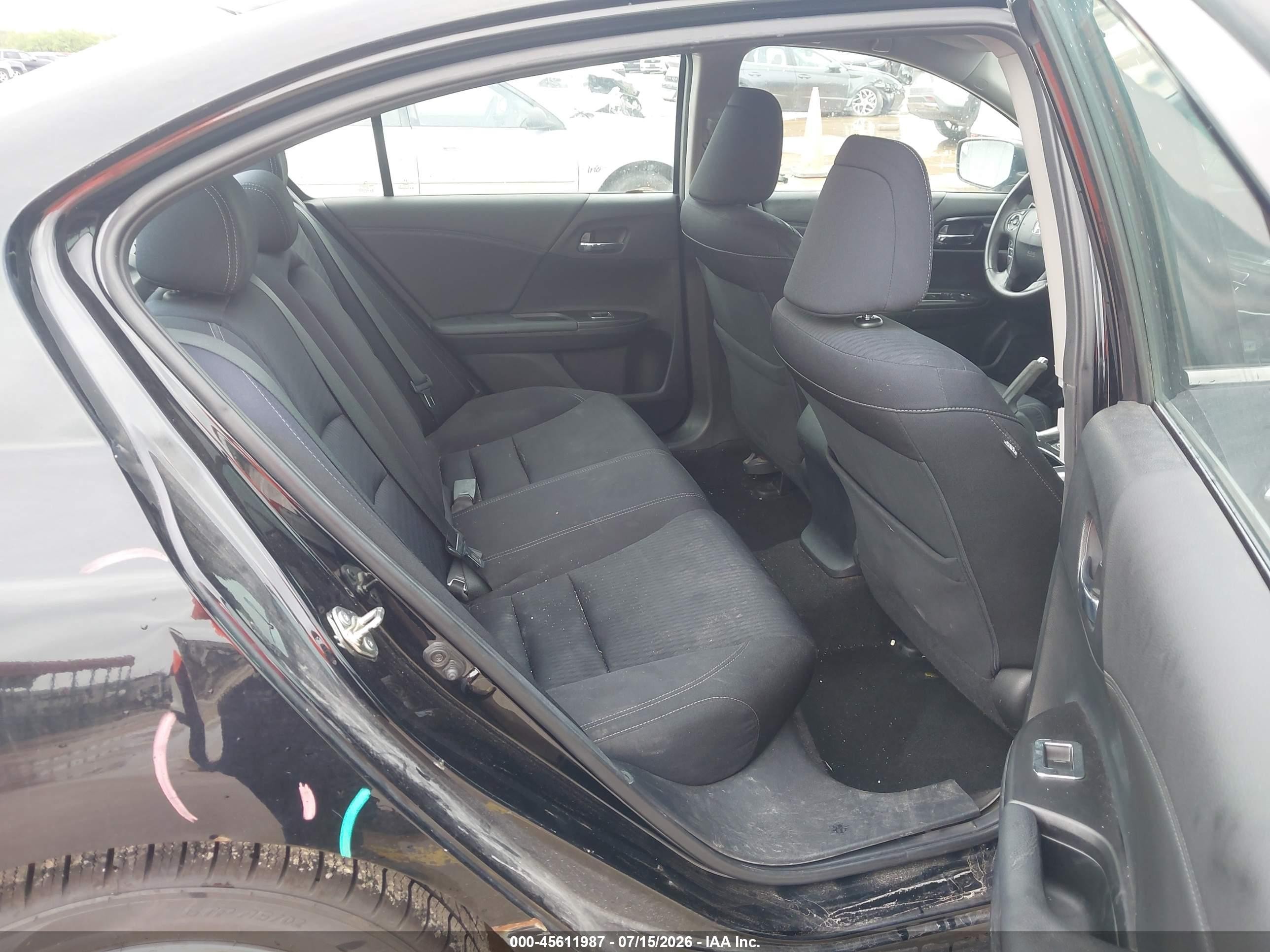 2015 Honda Accord Sport Black vin: 1HGCR2F52FA239247