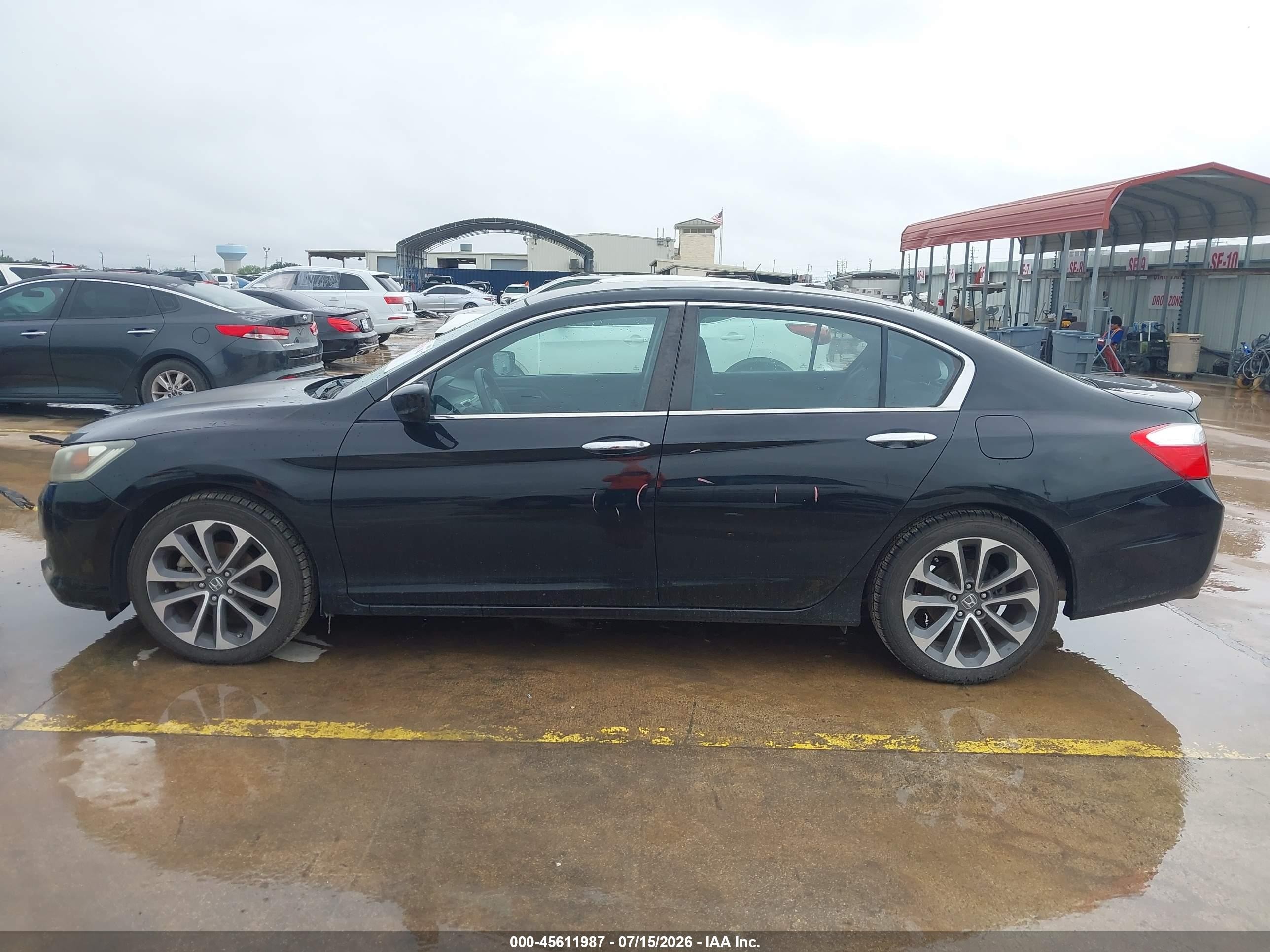 2015 Honda Accord Sport Black vin: 1HGCR2F52FA239247