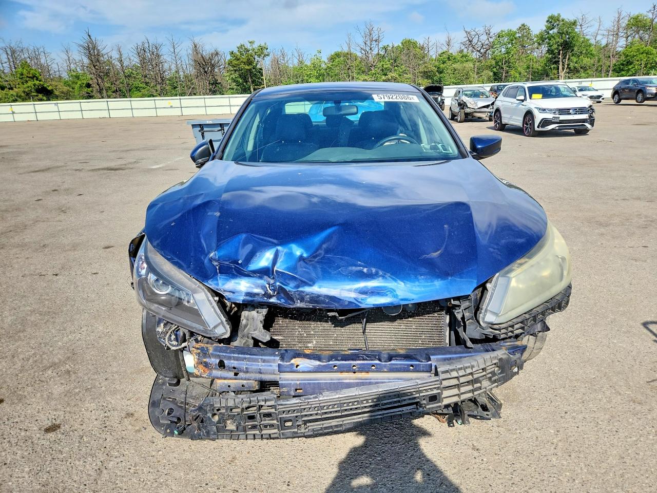2015 Honda Accord Sport Blue vin: 1HGCR2F52FA253682