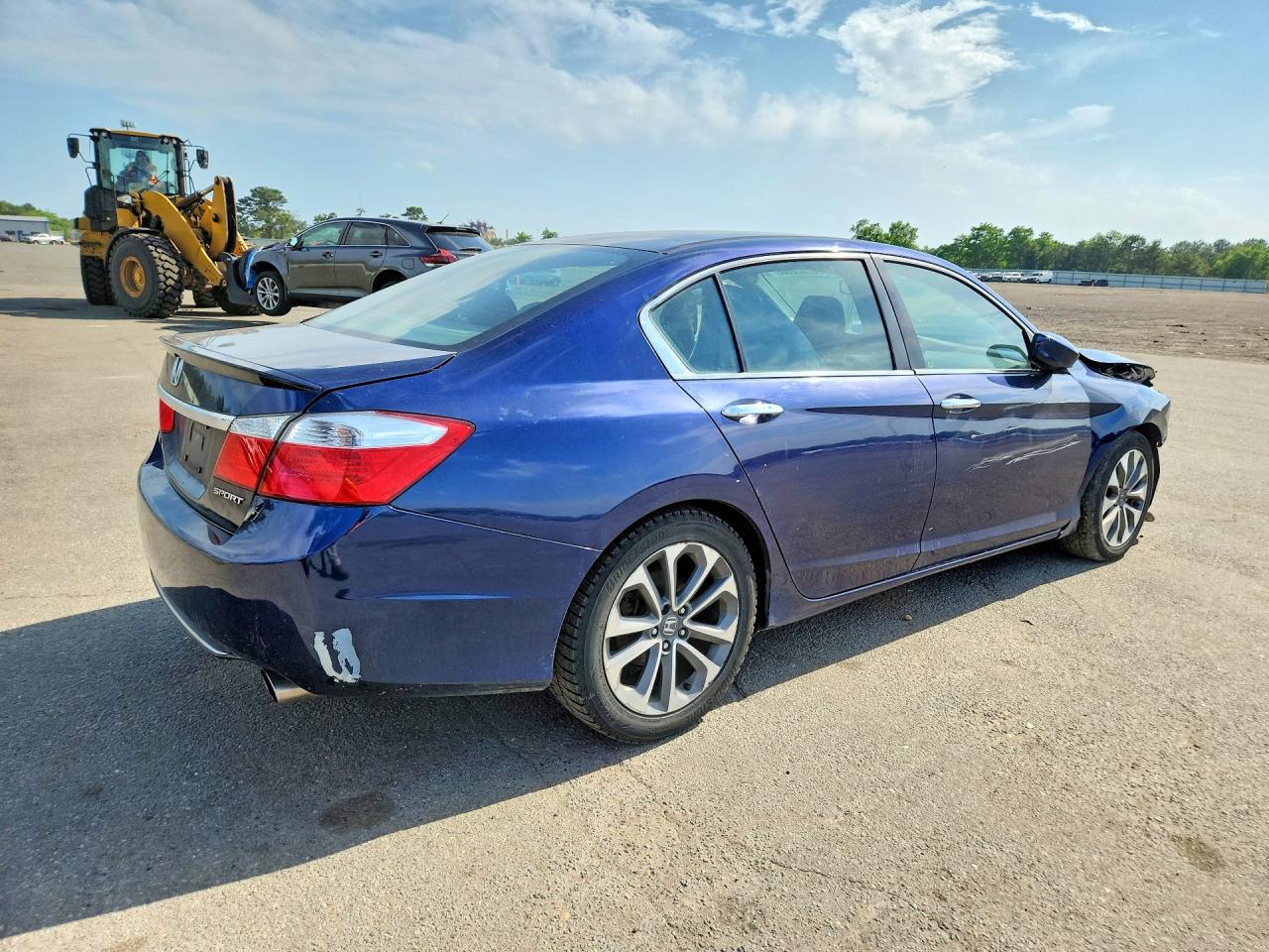 2015 Honda Accord Sport Blue vin: 1HGCR2F52FA253682