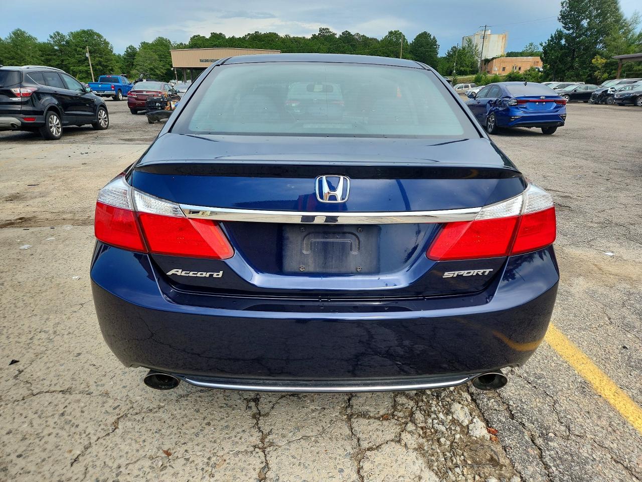 2015 Honda Accord Sport Blue vin: 1HGCR2F52FA262334