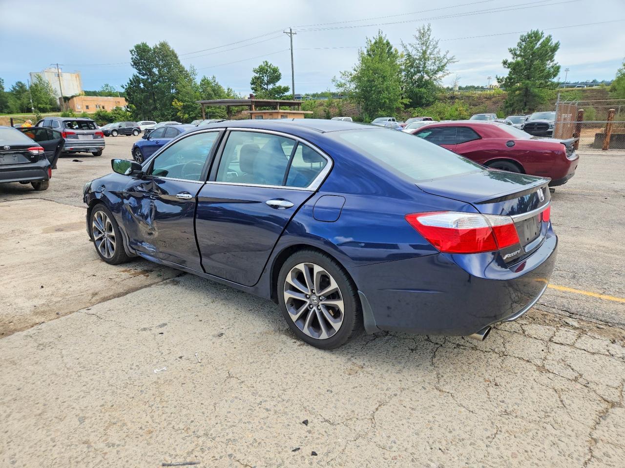 2015 Honda Accord Sport Blue vin: 1HGCR2F52FA262334