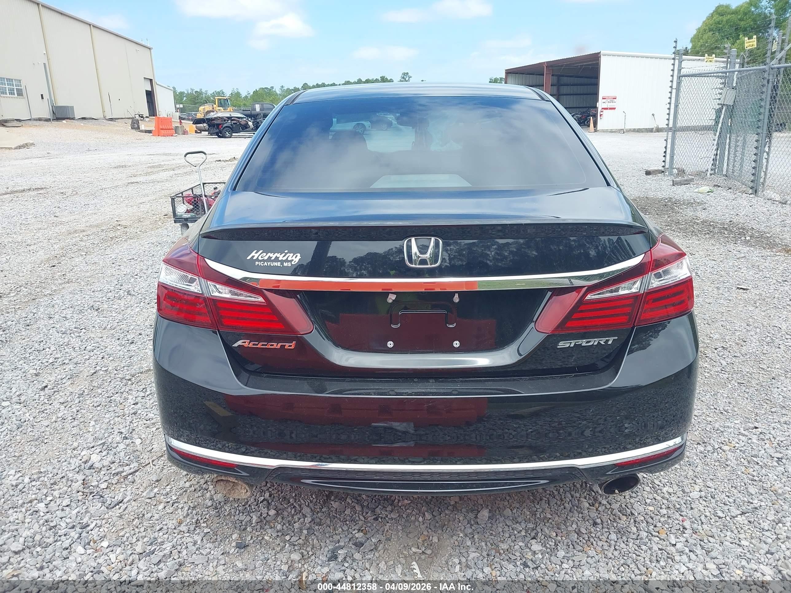 2017 Honda Accord Sport Black vin: 1HGCR2F52HA161569