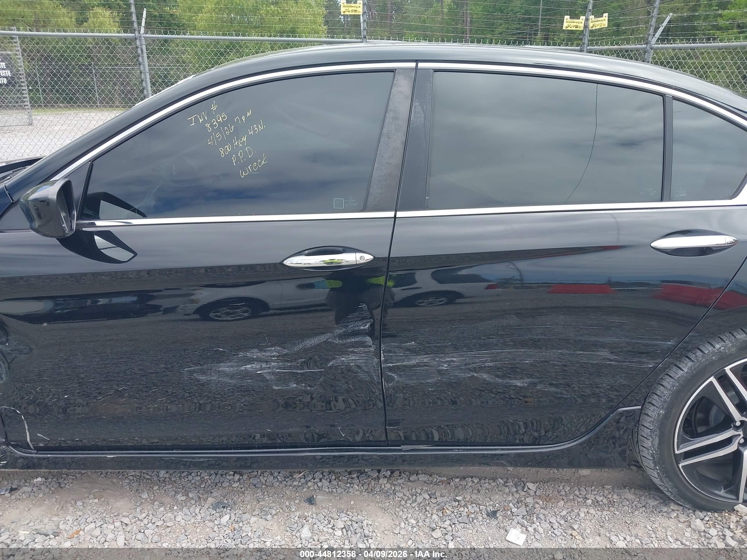 2017 Honda Accord Sport Black vin: 1HGCR2F52HA161569