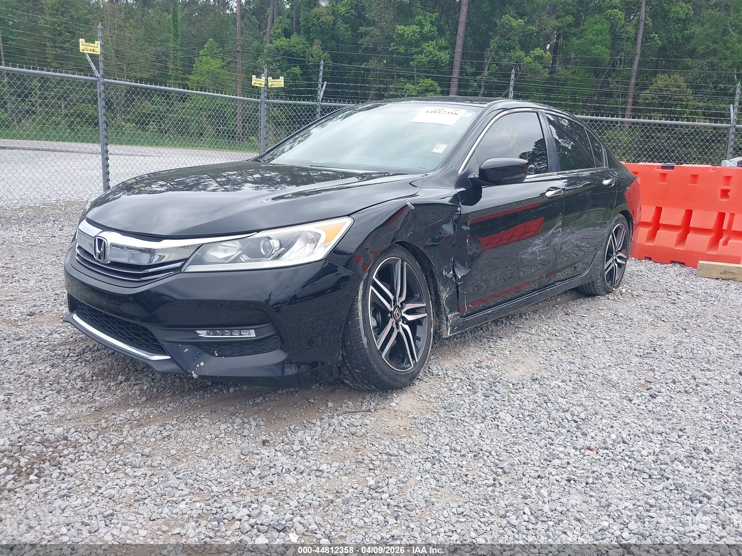 2017 Honda Accord Sport Black vin: 1HGCR2F52HA161569