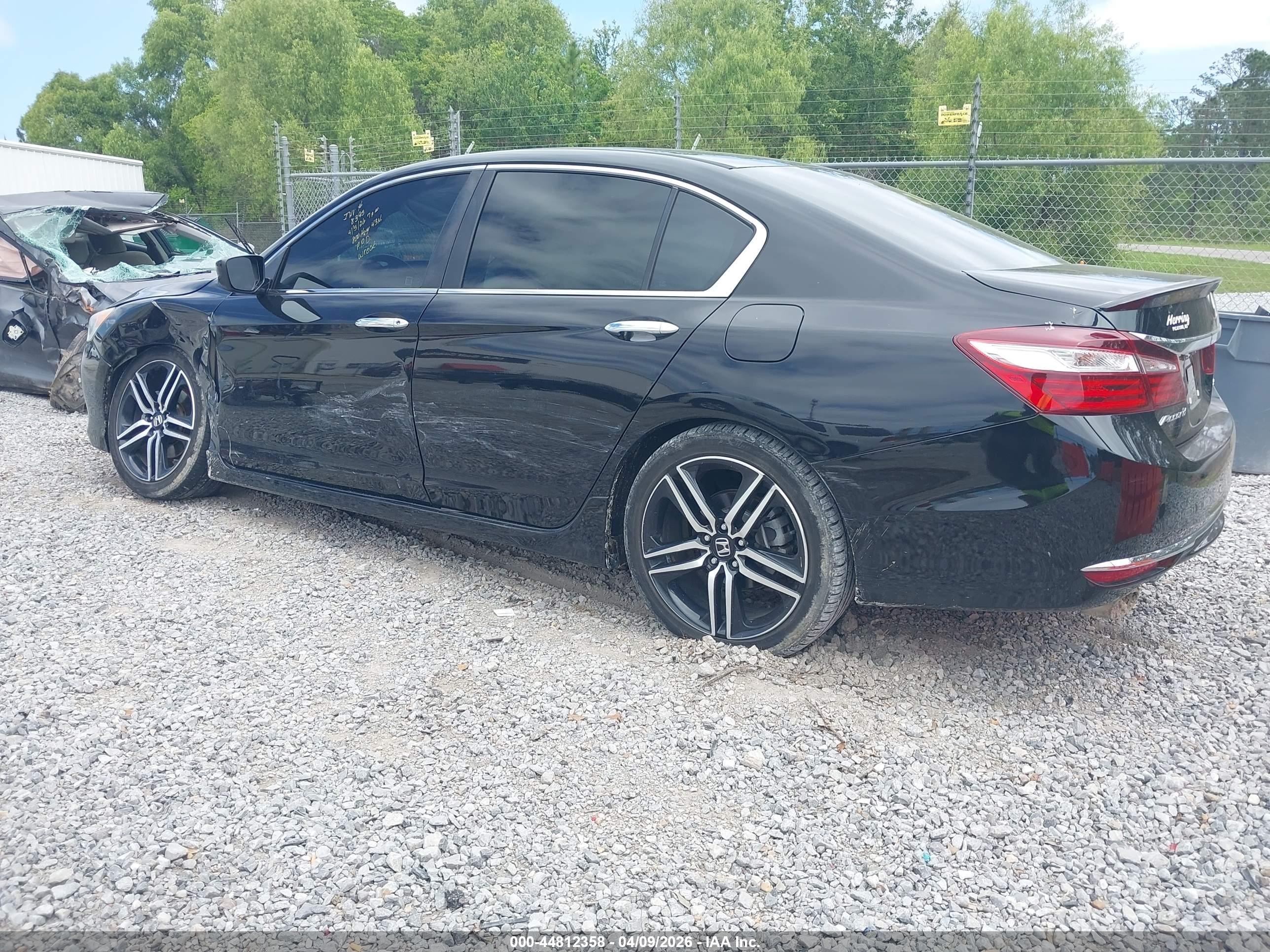 2017 Honda Accord Sport Black vin: 1HGCR2F52HA161569