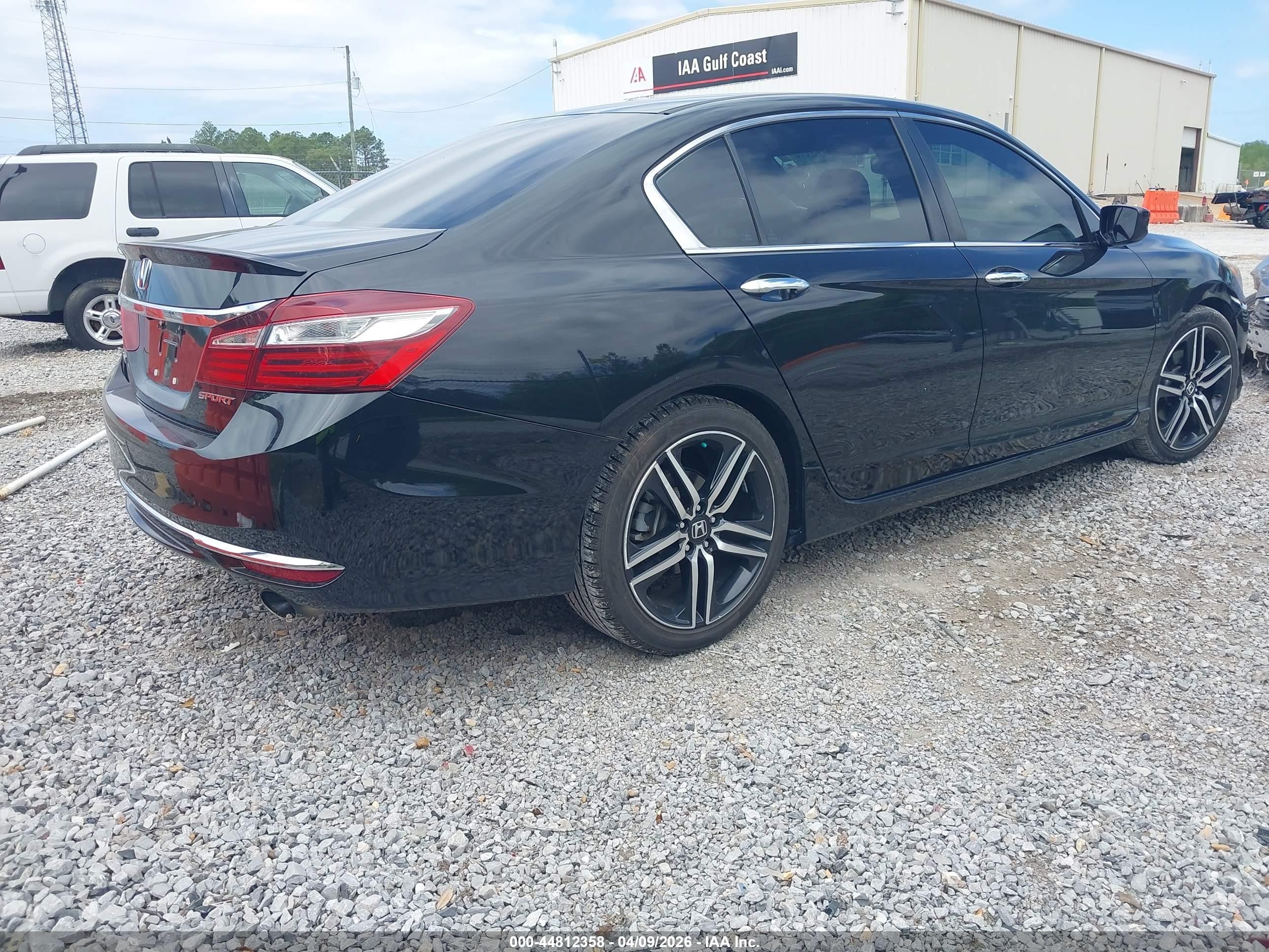2017 Honda Accord Sport Black vin: 1HGCR2F52HA161569