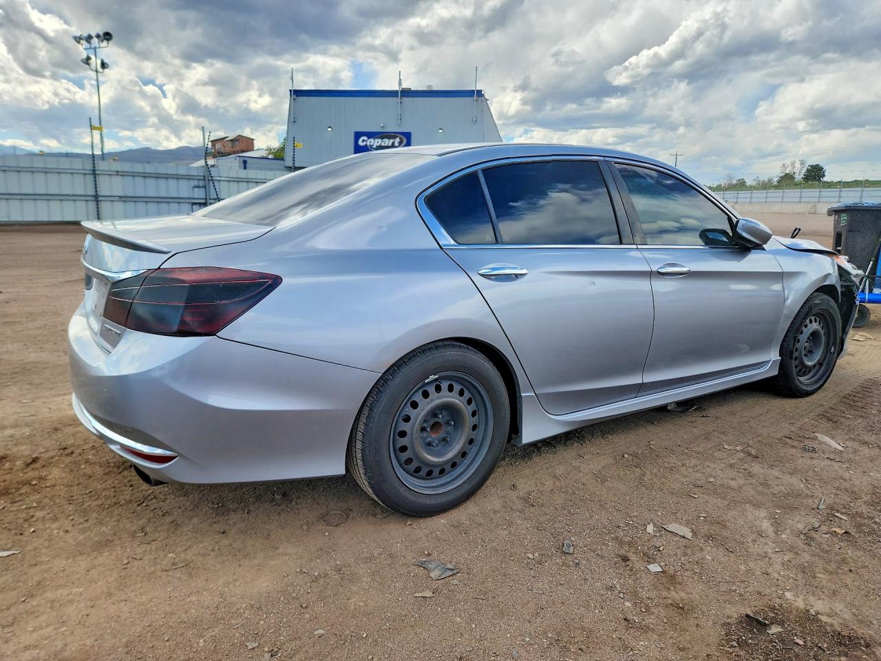 2017 Honda Accord Sport Серебряный vin: 1HGCR2F52HA210964
