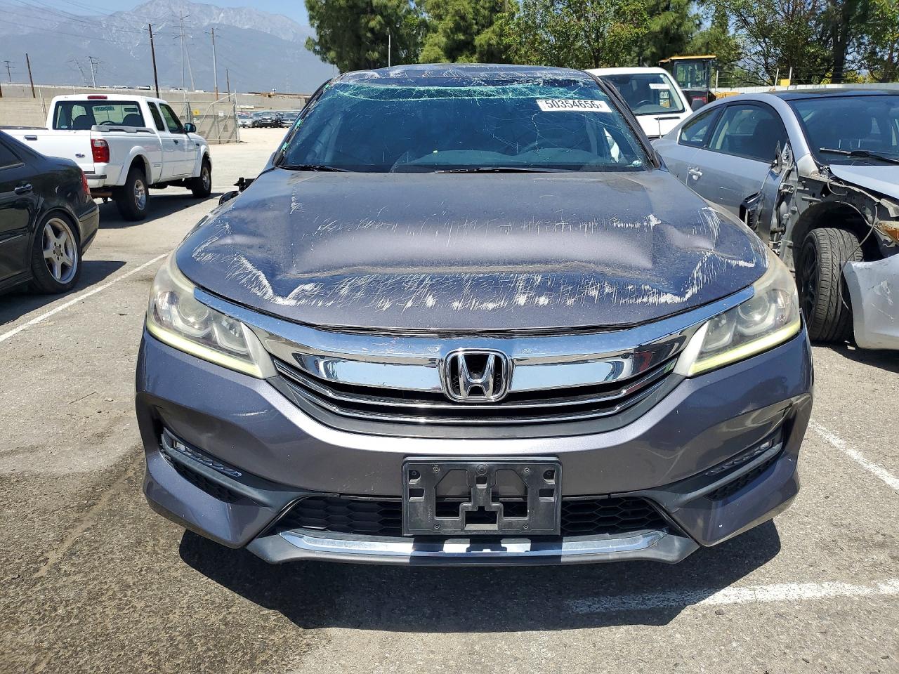 2017 Honda Accord Sport Gray vin: 1HGCR2F52HA248436