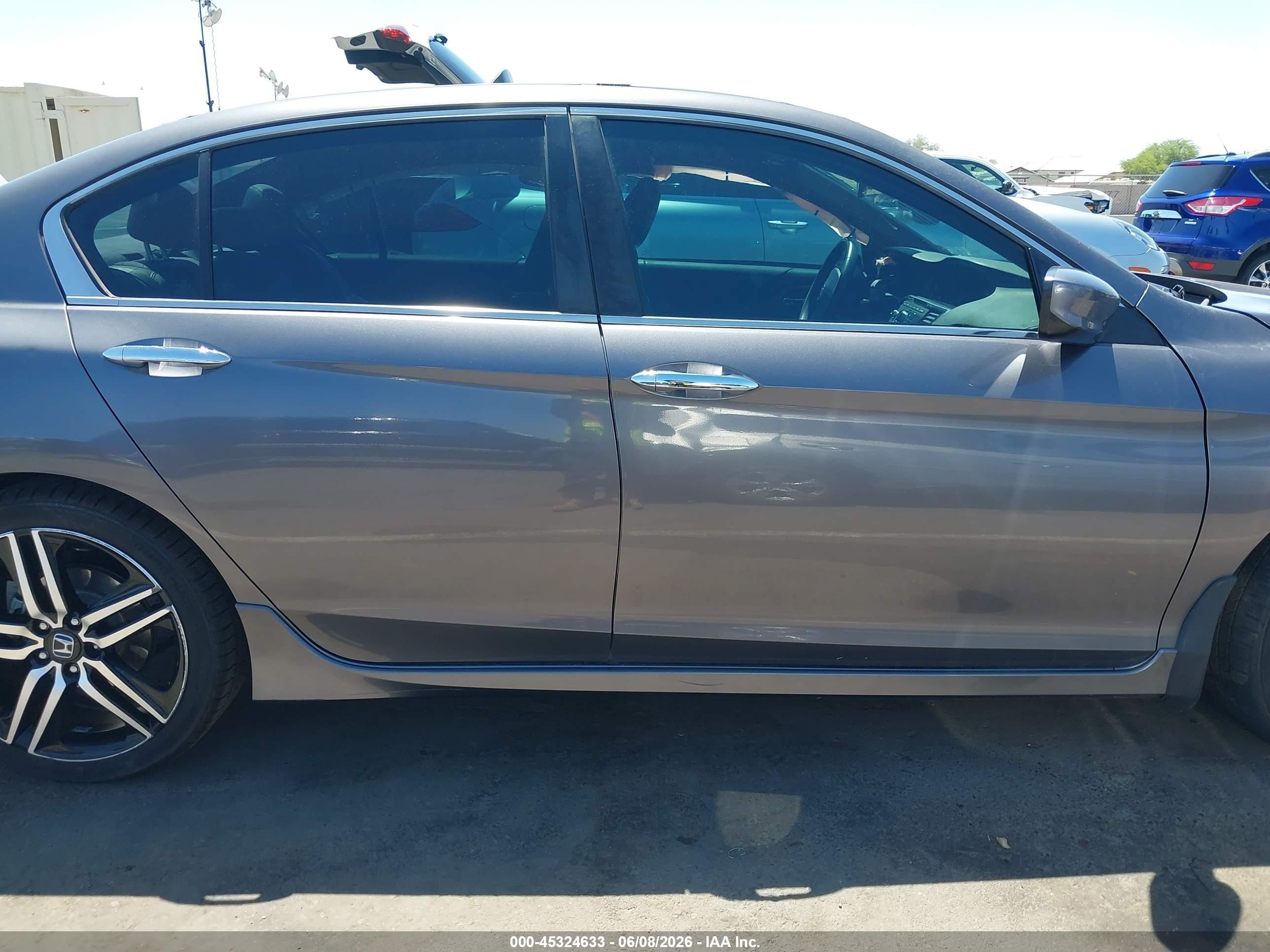 2017 Honda Accord Sport Gray vin: 1HGCR2F52HA271571