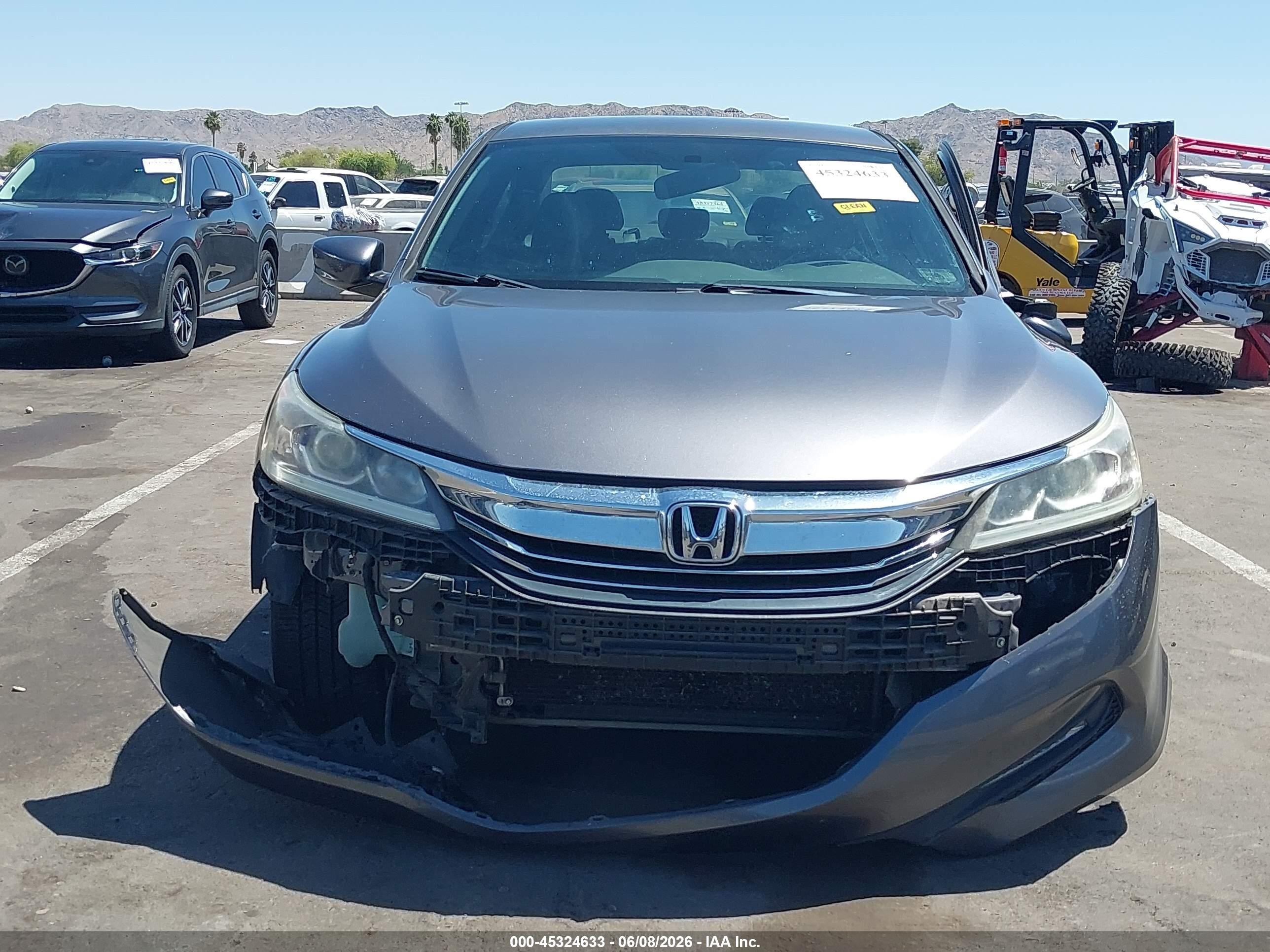 2017 Honda Accord Sport Gray vin: 1HGCR2F52HA271571