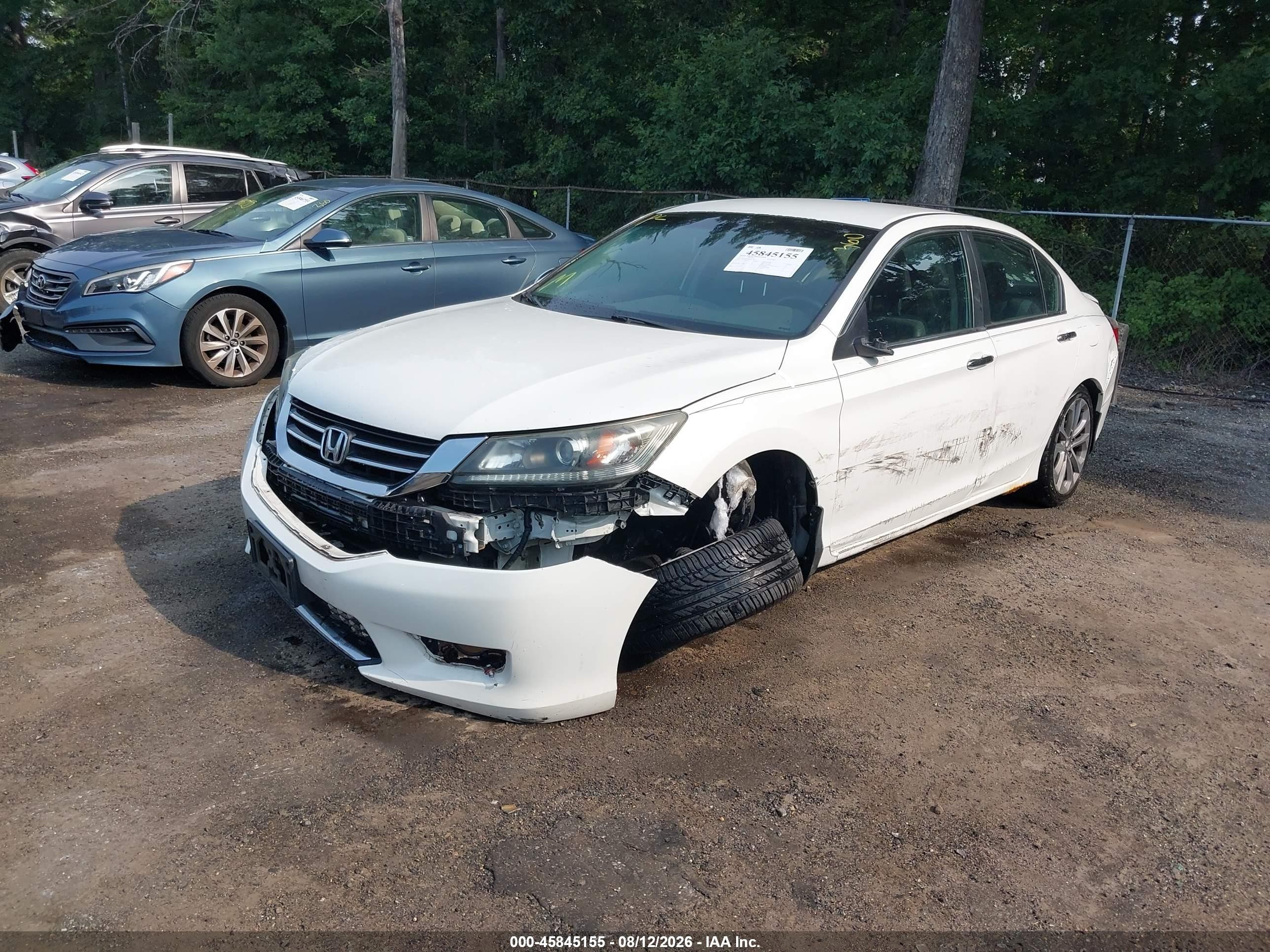 2013 Honda Accord Sport White vin: 1HGCR2F53DA005406
