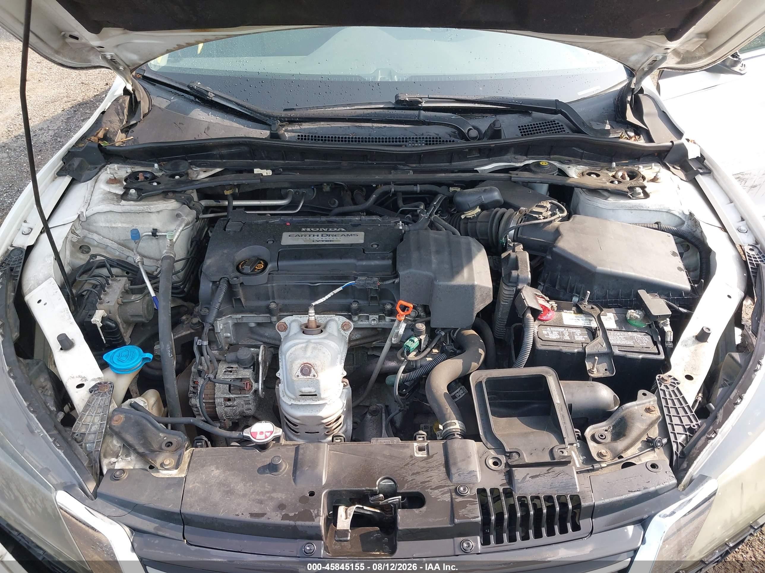 2013 Honda Accord Sport White vin: 1HGCR2F53DA005406