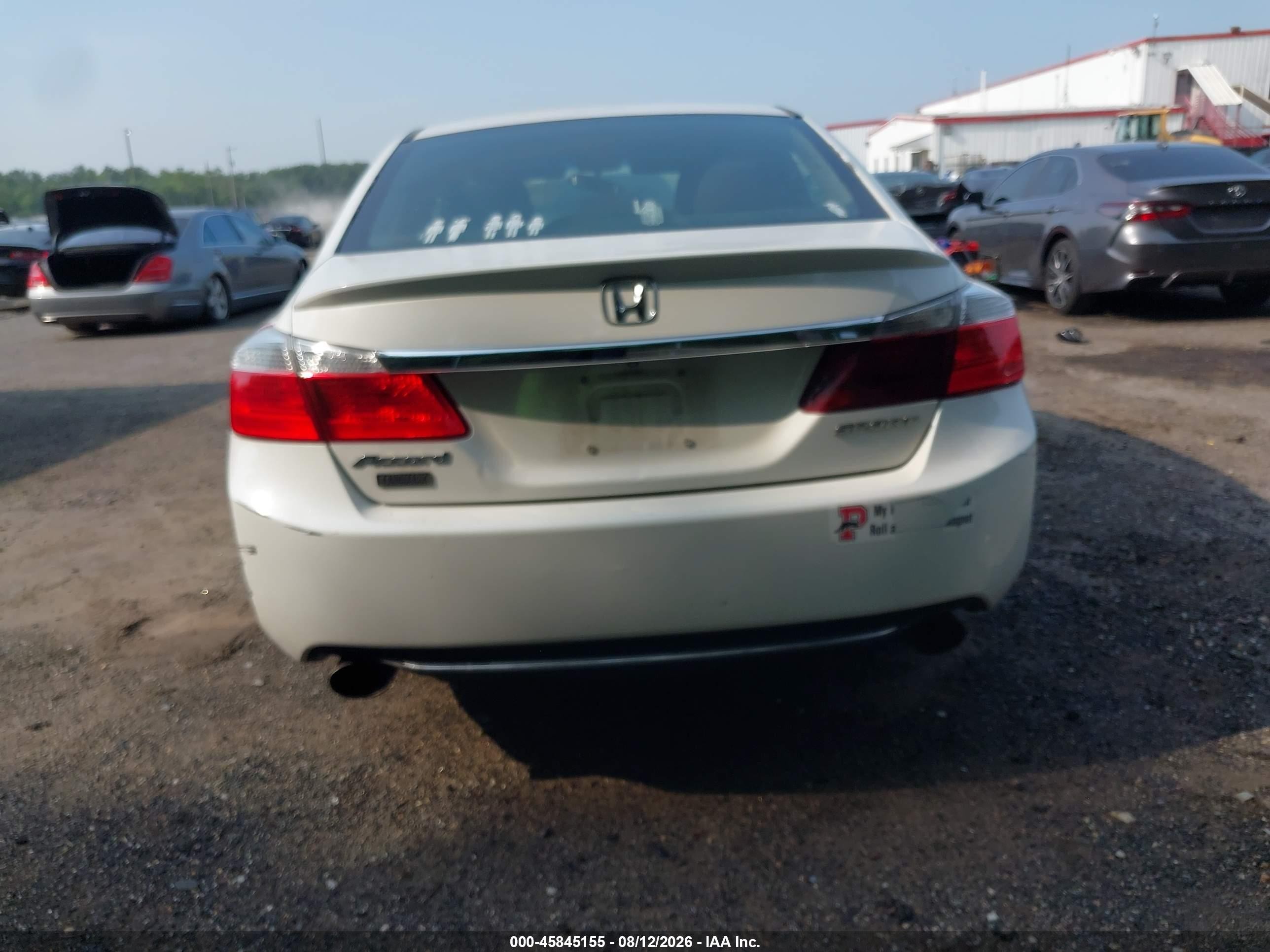 2013 Honda Accord Sport White vin: 1HGCR2F53DA005406