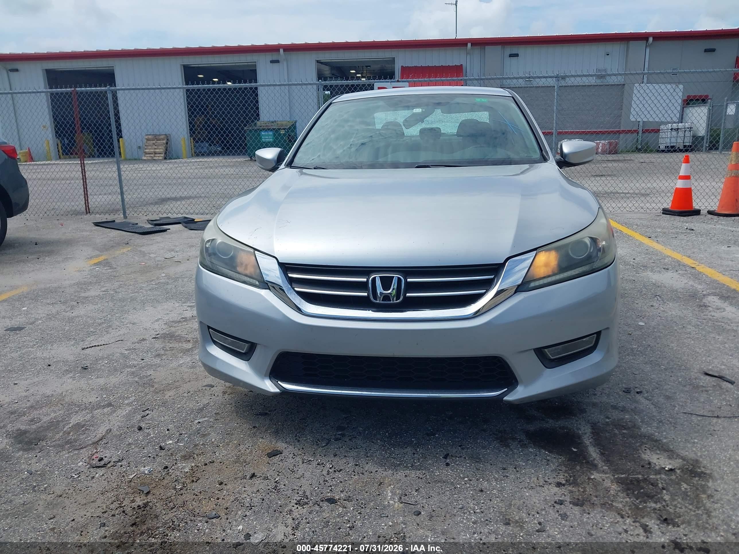 2013 Honda Accord Sport Silver vin: 1HGCR2F53DA021234