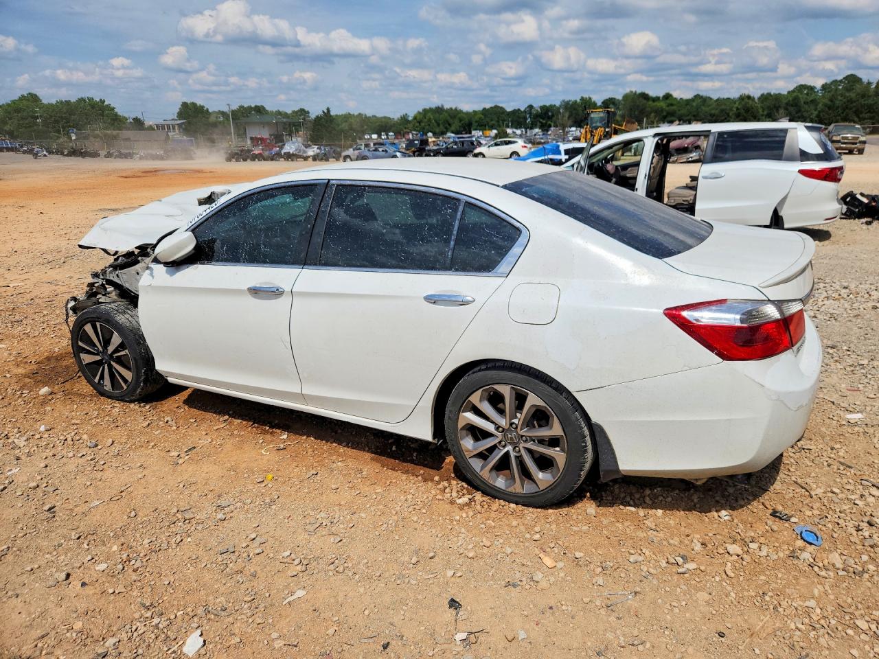 2013 Honda Accord Sport White vin: 1HGCR2F53DA045212