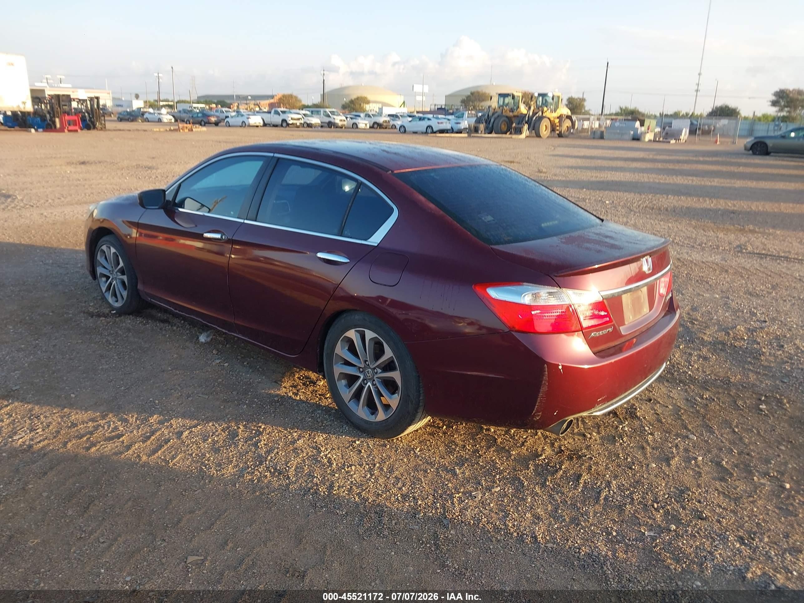 2013 Honda Accord Sport Red vin: 1HGCR2F53DA059773