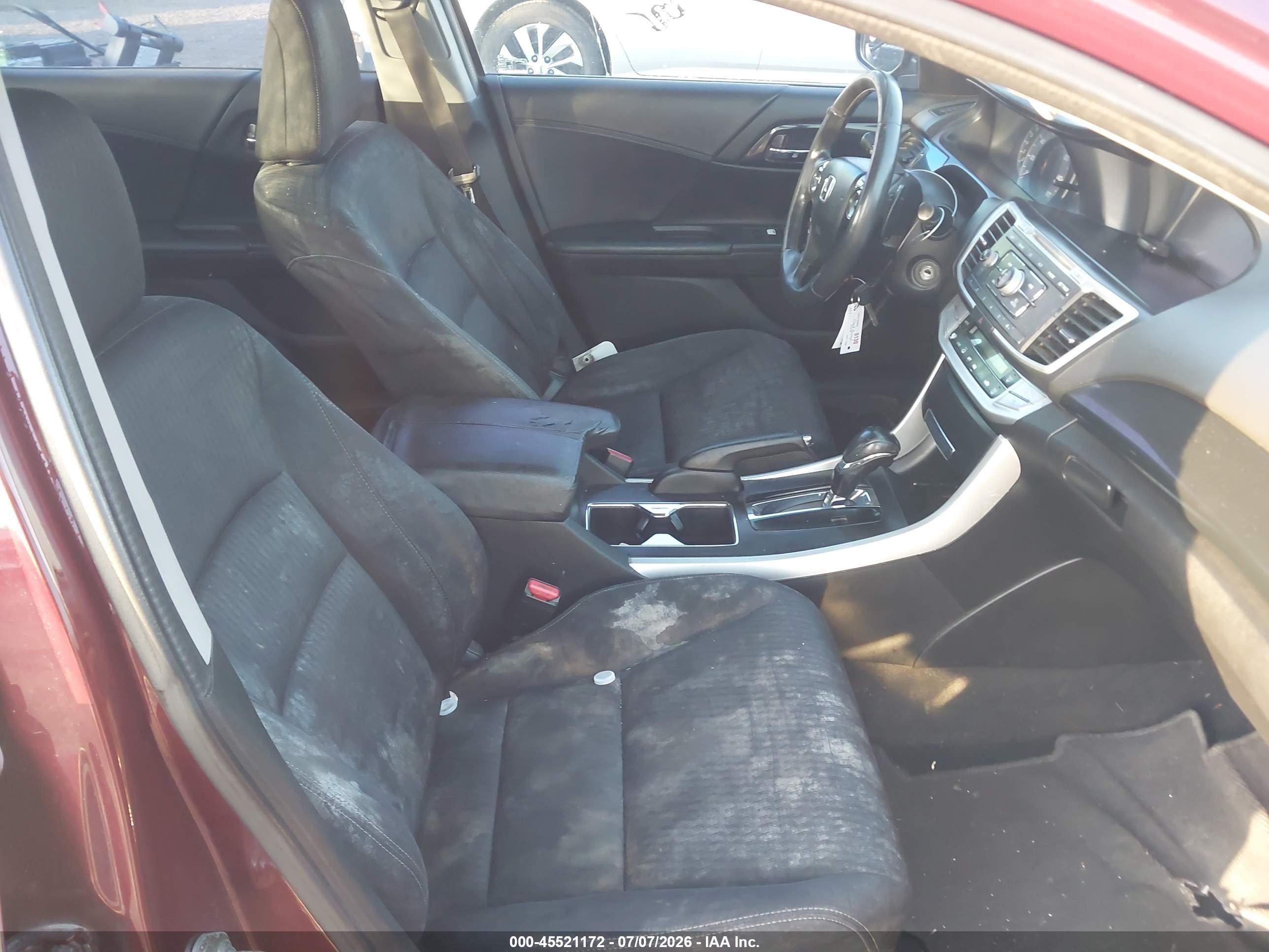 2013 Honda Accord Sport Red vin: 1HGCR2F53DA059773