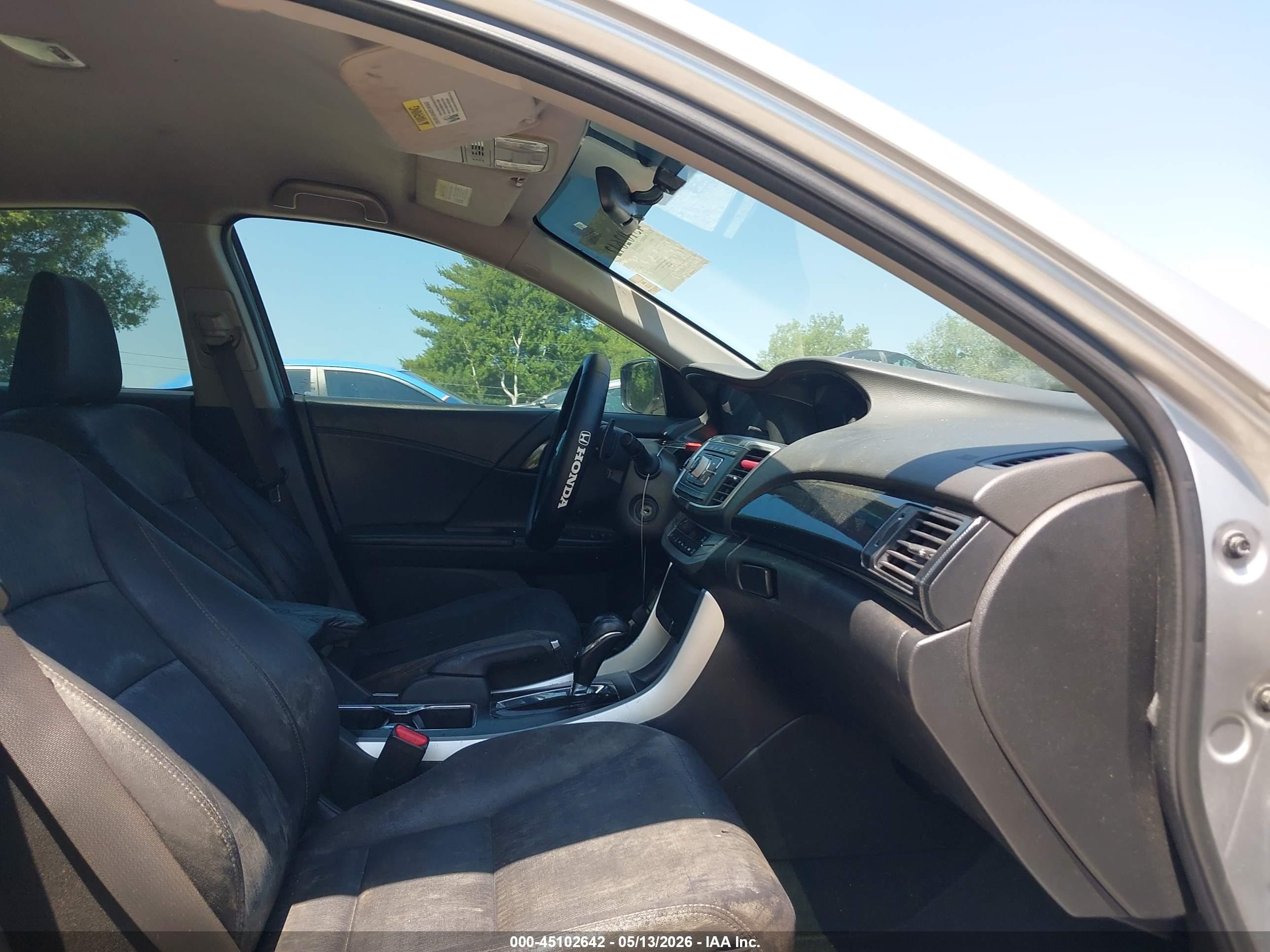 2013 Honda Accord Sport Серебряный vin: 1HGCR2F53DA066318