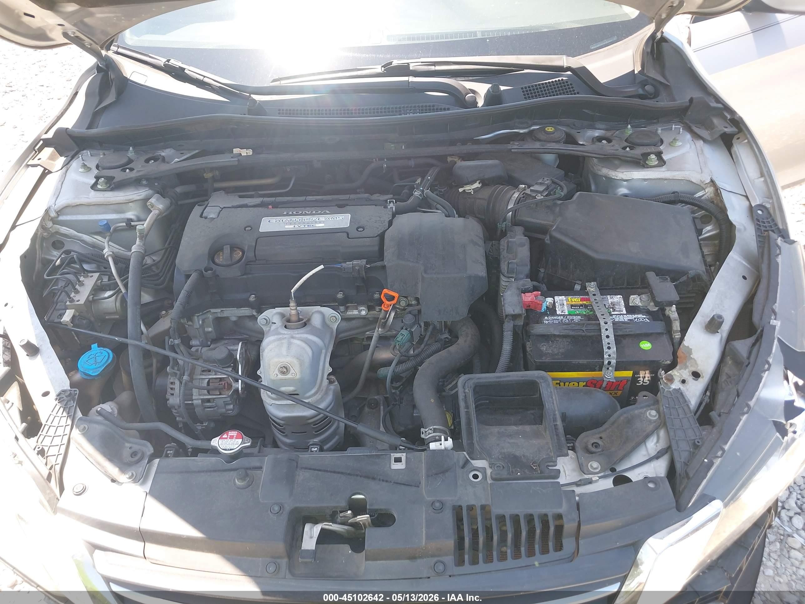 2013 Honda Accord Sport Серебряный vin: 1HGCR2F53DA066318