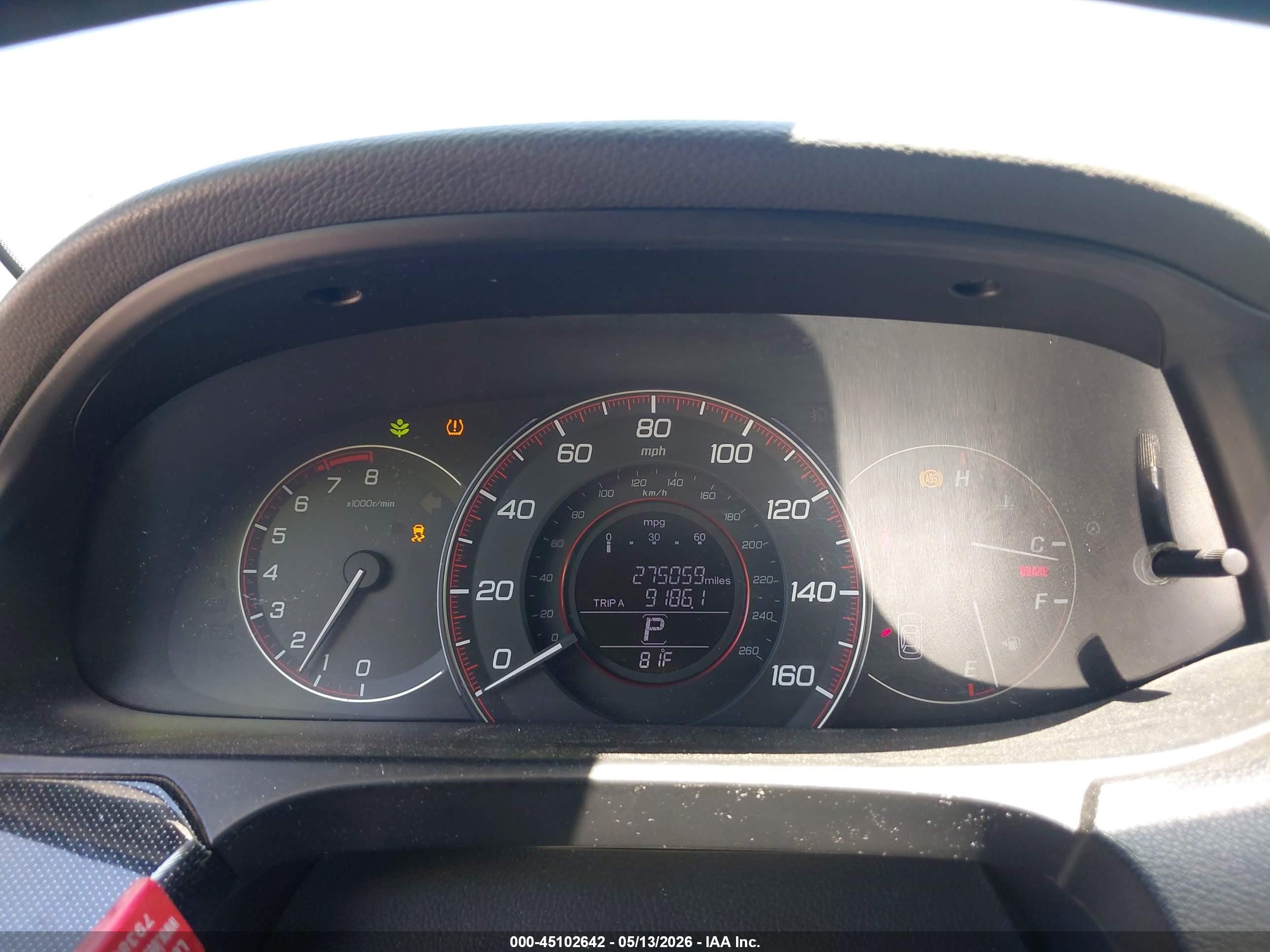 2013 Honda Accord Sport Серебряный vin: 1HGCR2F53DA066318