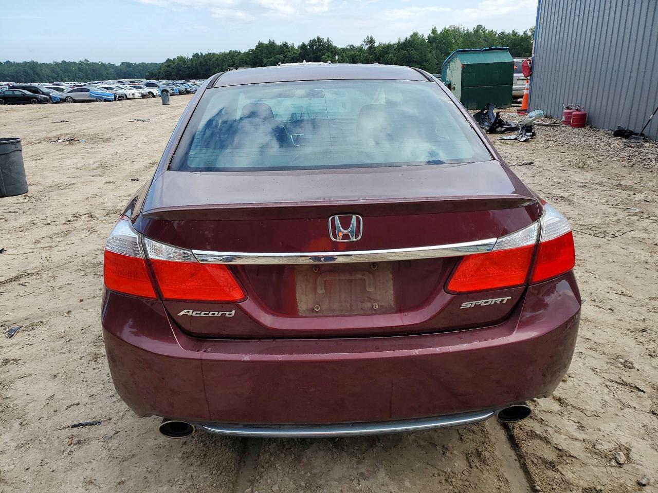 2013 Honda Accord Sport Burgundy vin: 1HGCR2F53DA066867