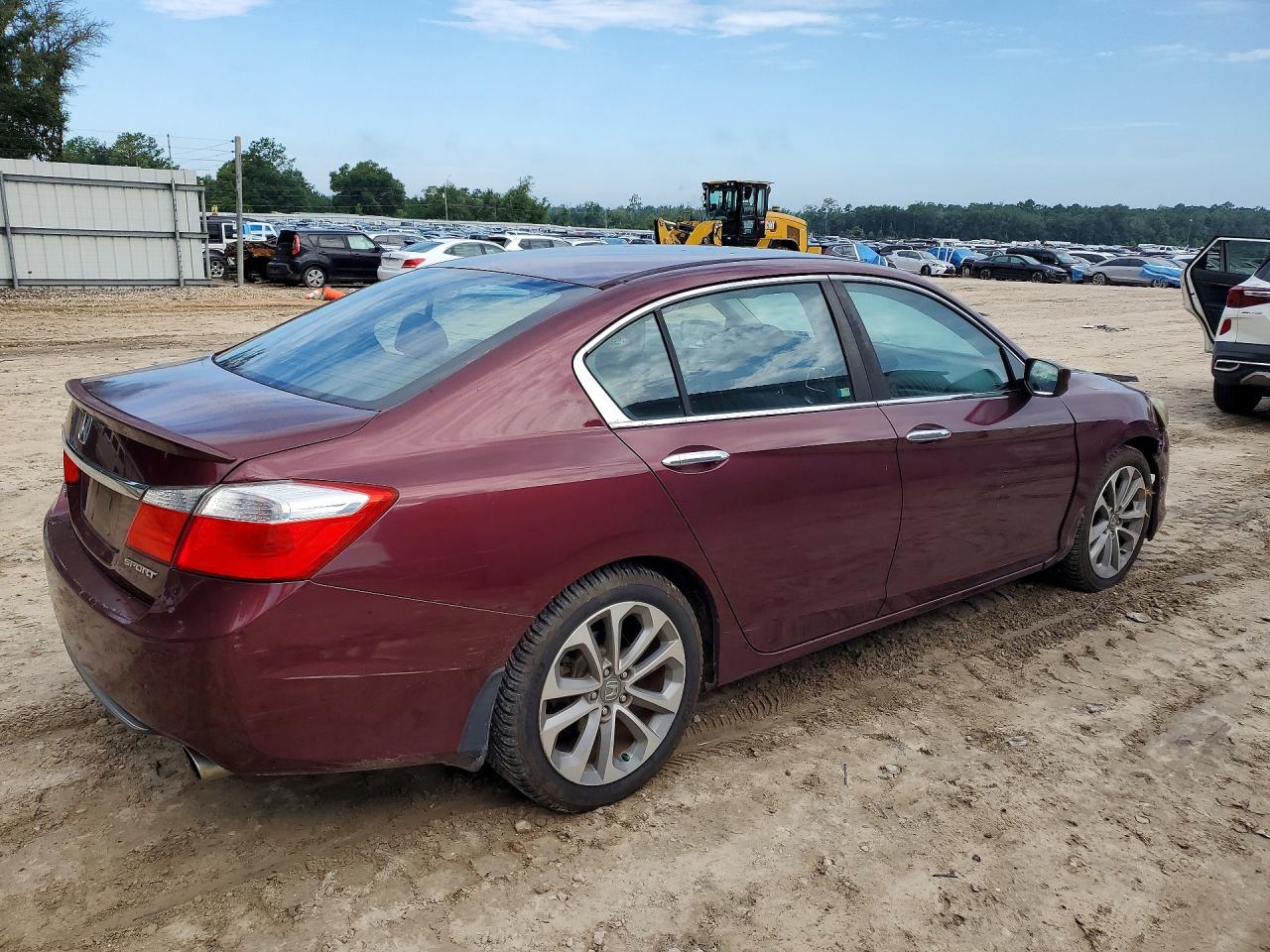 2013 Honda Accord Sport Burgundy vin: 1HGCR2F53DA066867