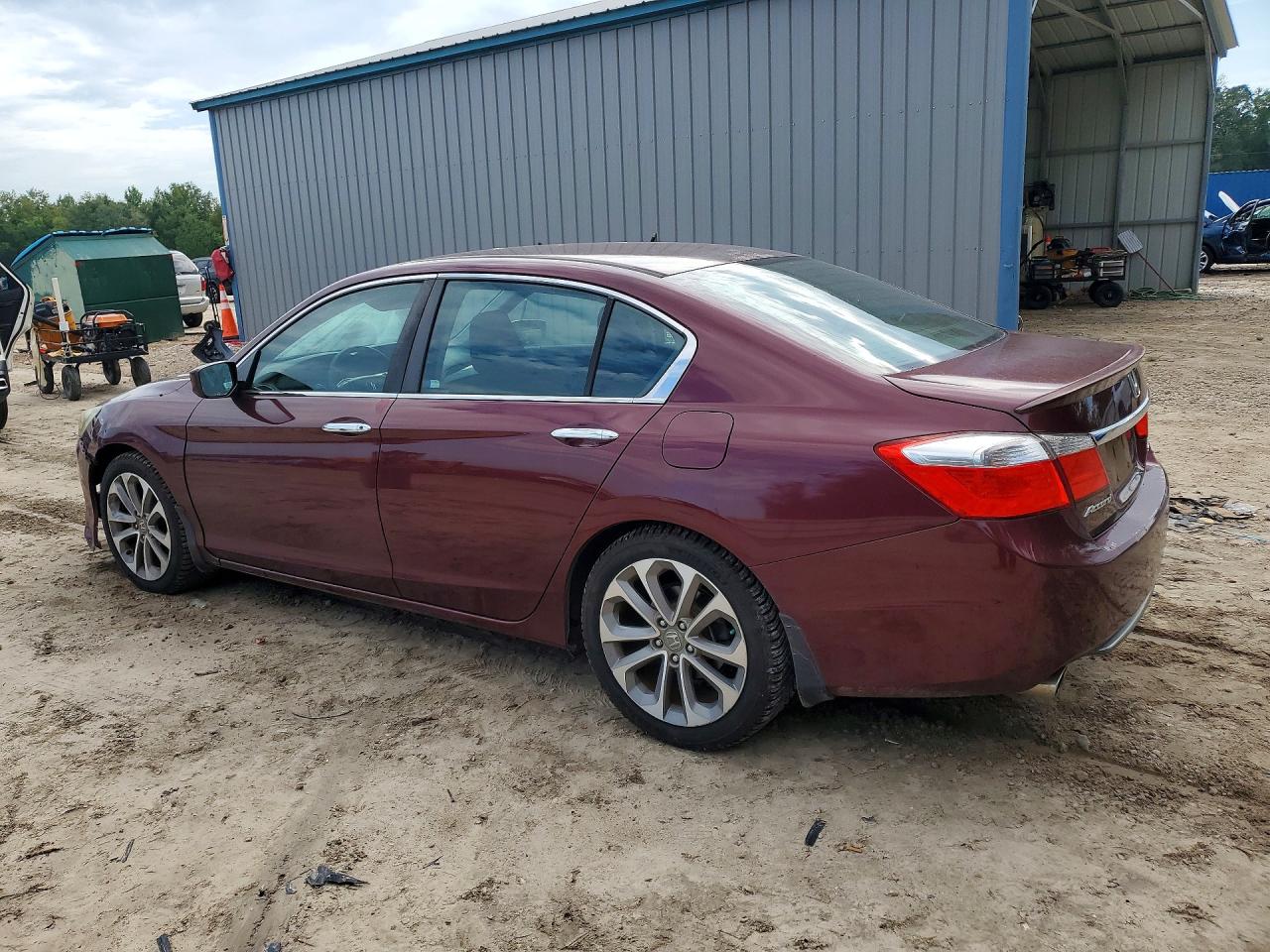 2013 Honda Accord Sport Burgundy vin: 1HGCR2F53DA066867