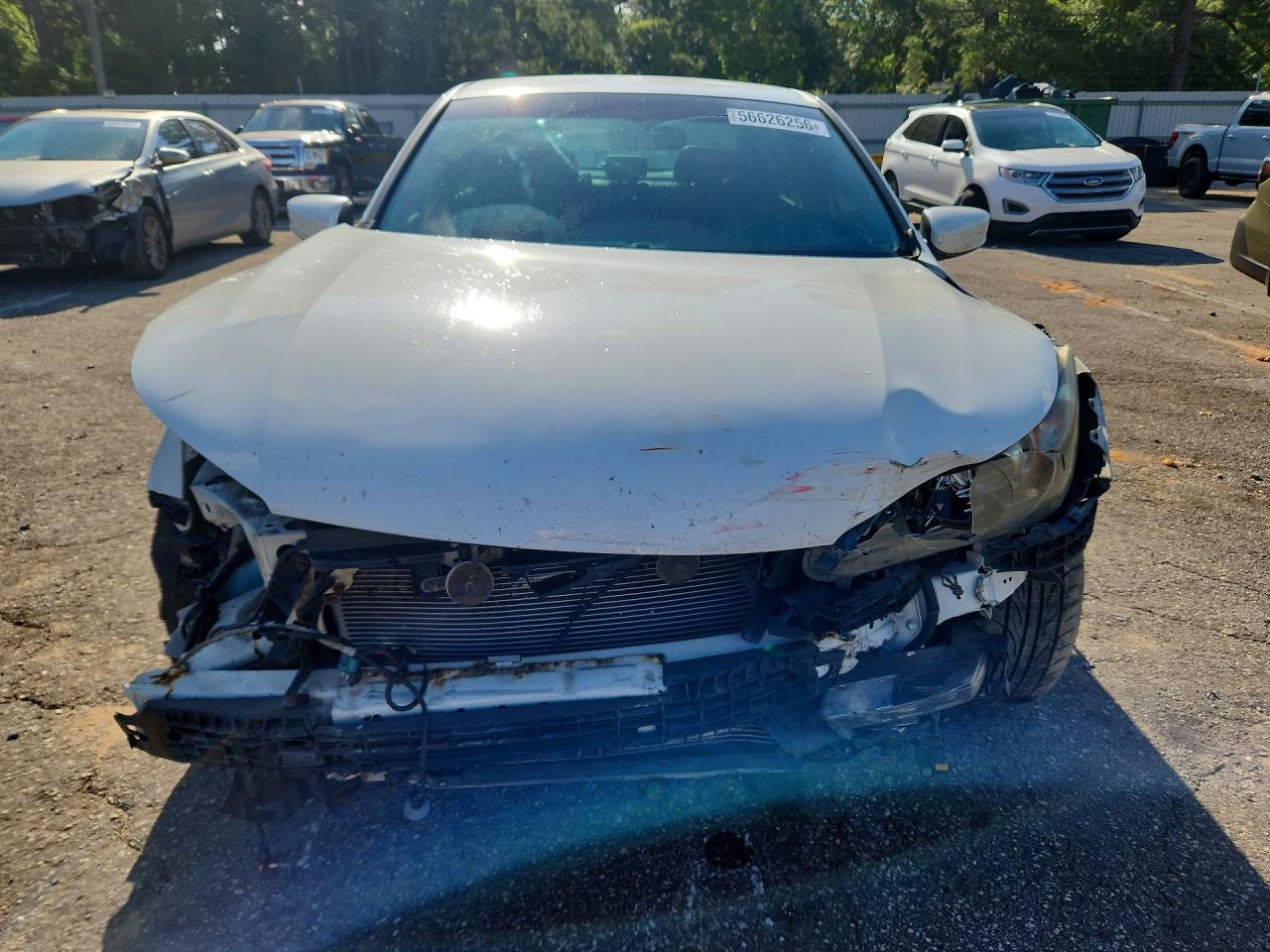 2013 Honda Accord Sport White vin: 1HGCR2F53DA069865