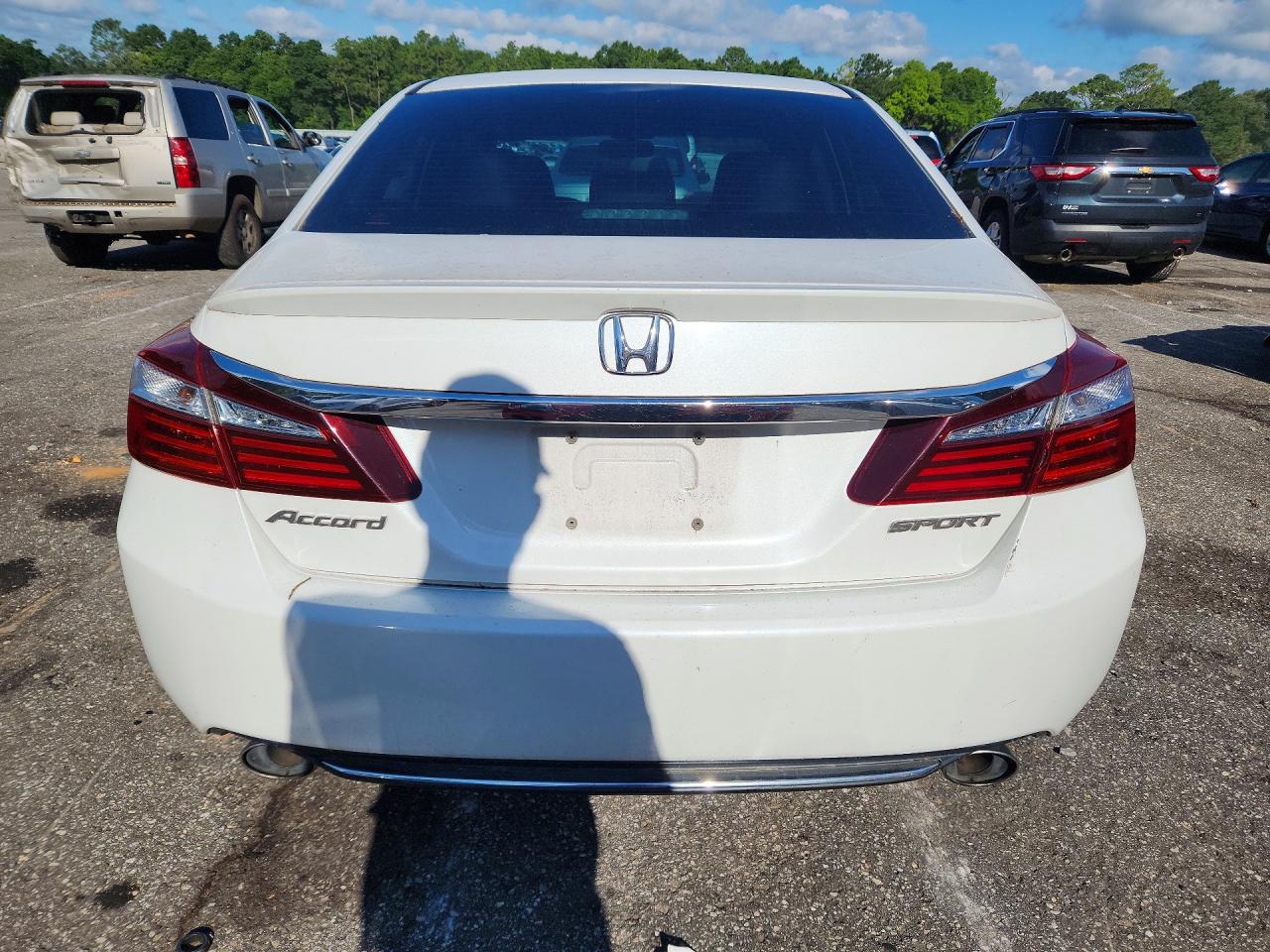 2013 Honda Accord Sport White vin: 1HGCR2F53DA069865